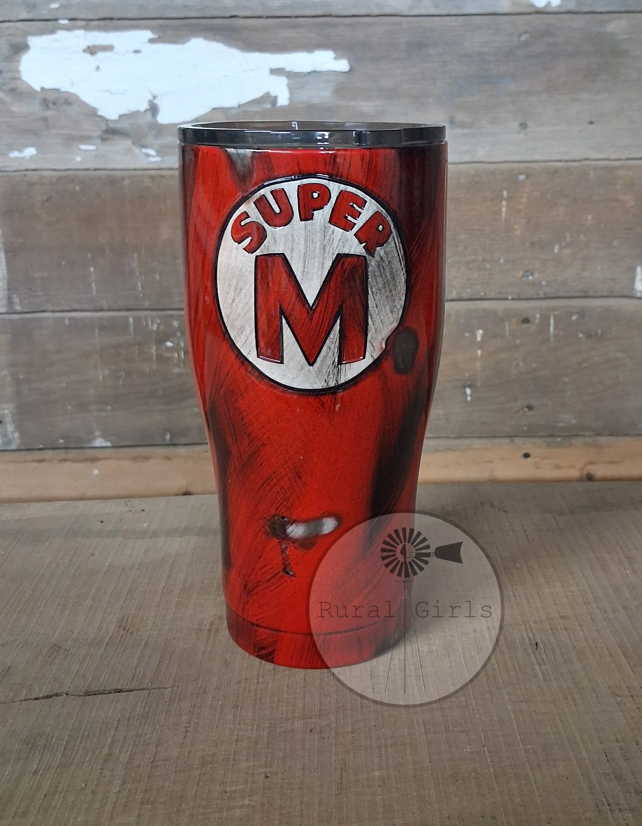 30oz Farmall Super M - Distessed