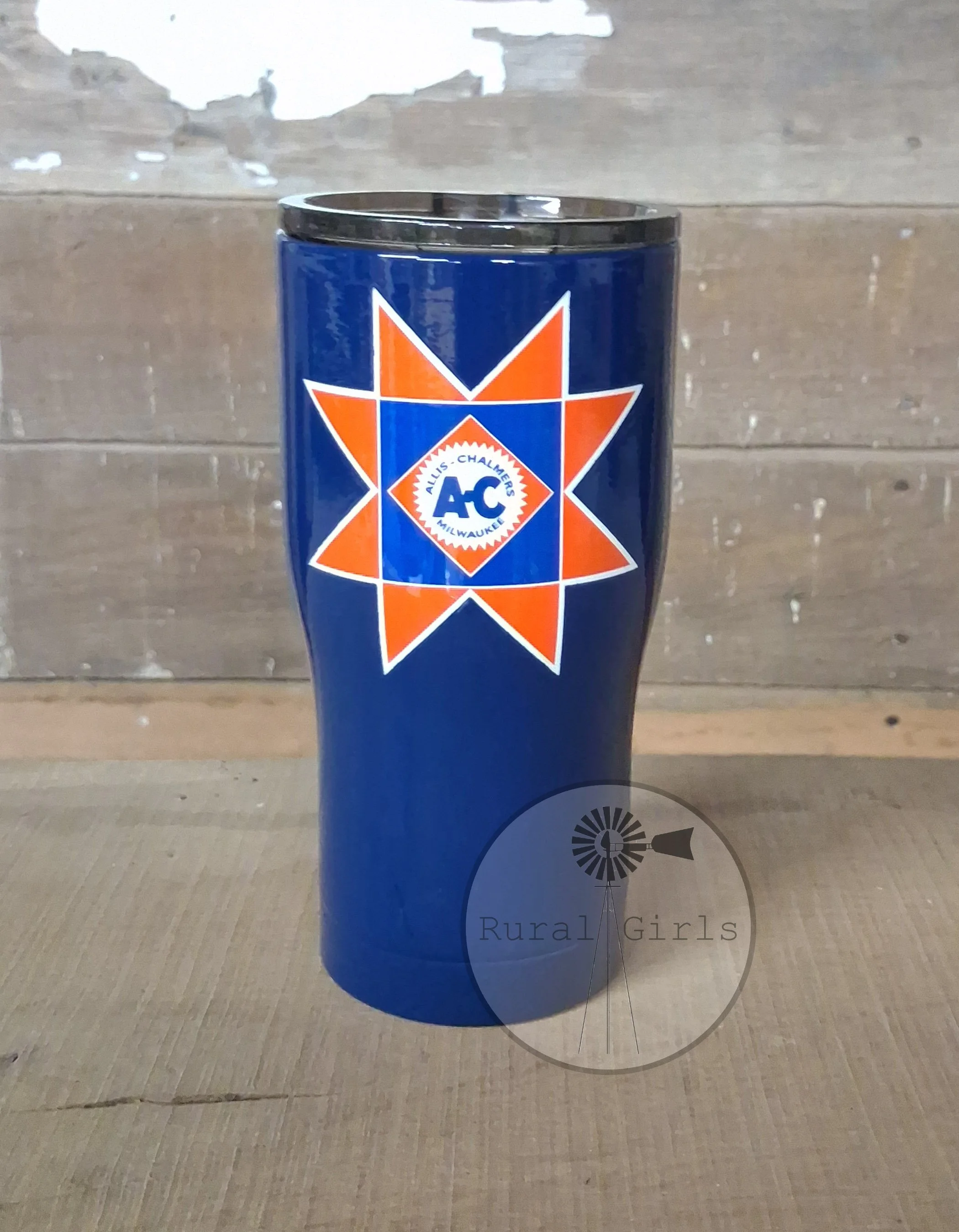 20oz Allis Chalmers Blue Diamond Barn Quilt