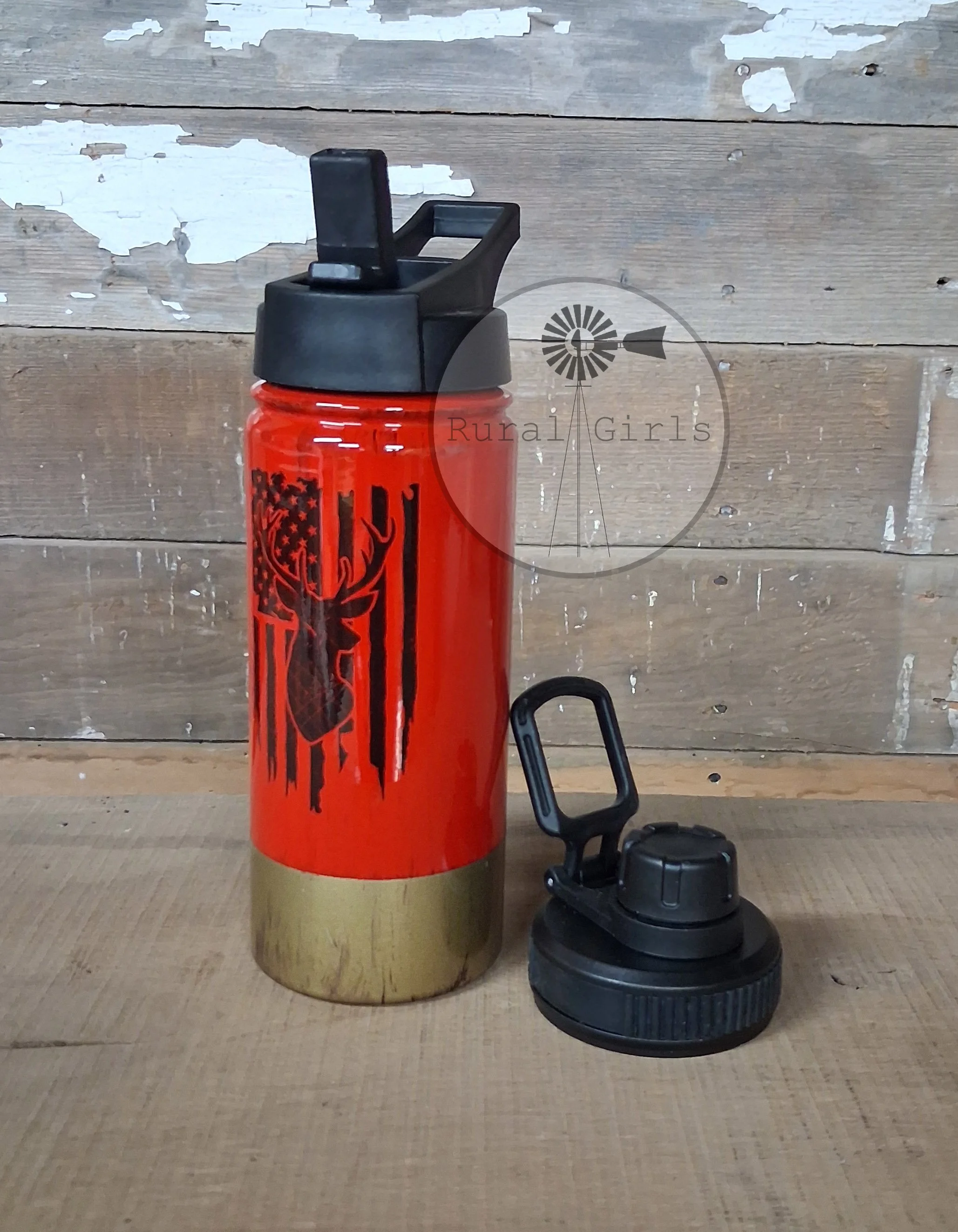 18oz Hydro DUO - Shotgun Shell - Deer Flag/Remington