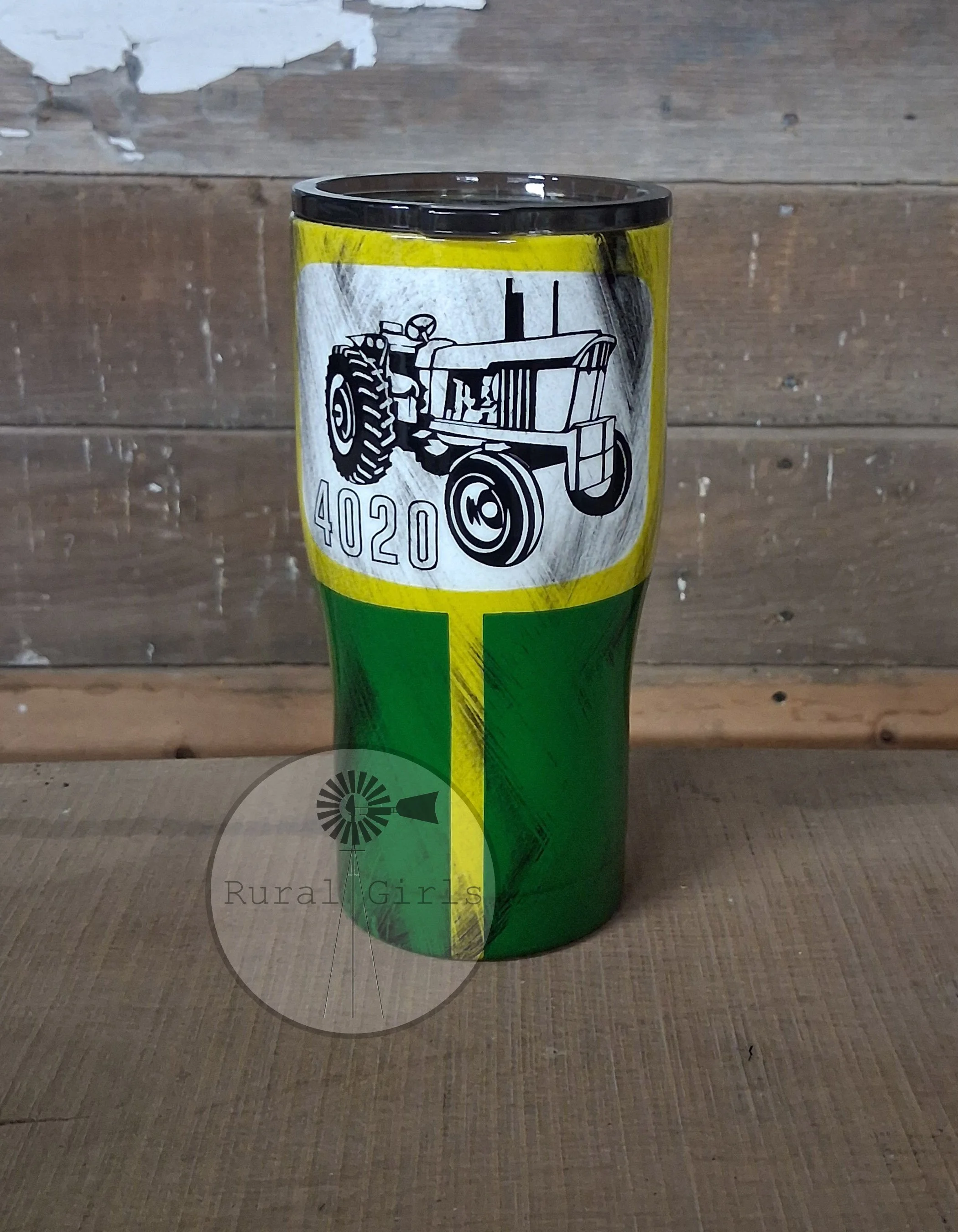20oz JD 4020 Diesel Manual Cover - Distressed