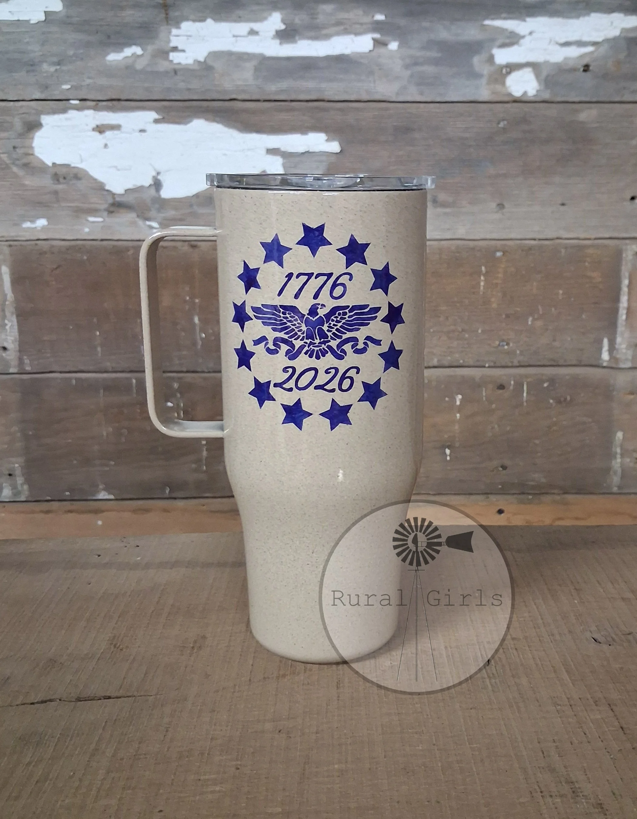 24oz w/Handle - Patriotic 250th Blue Crock *Limited Edition*