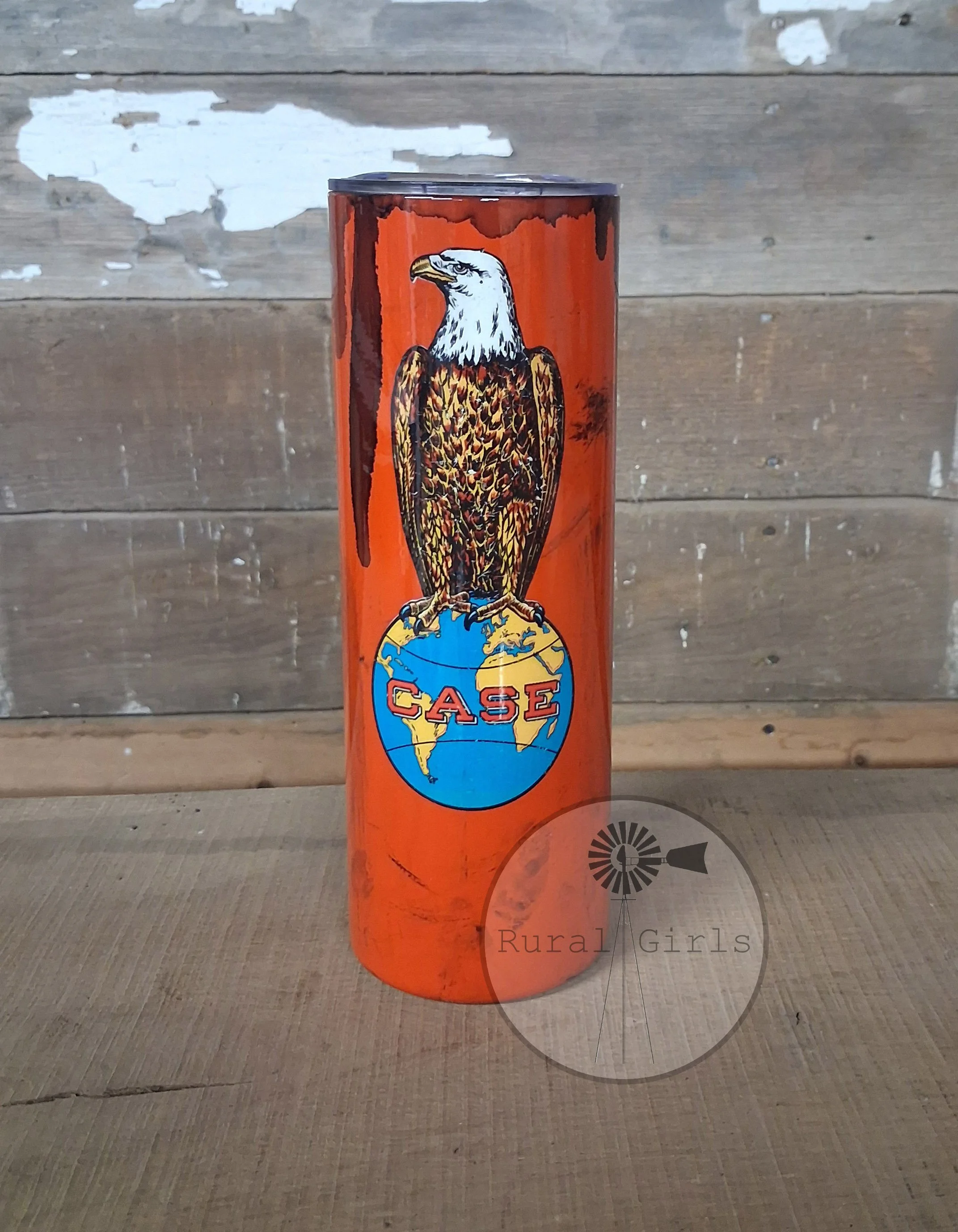 20oz Skinny - Case Eagle w/a Dirty finish