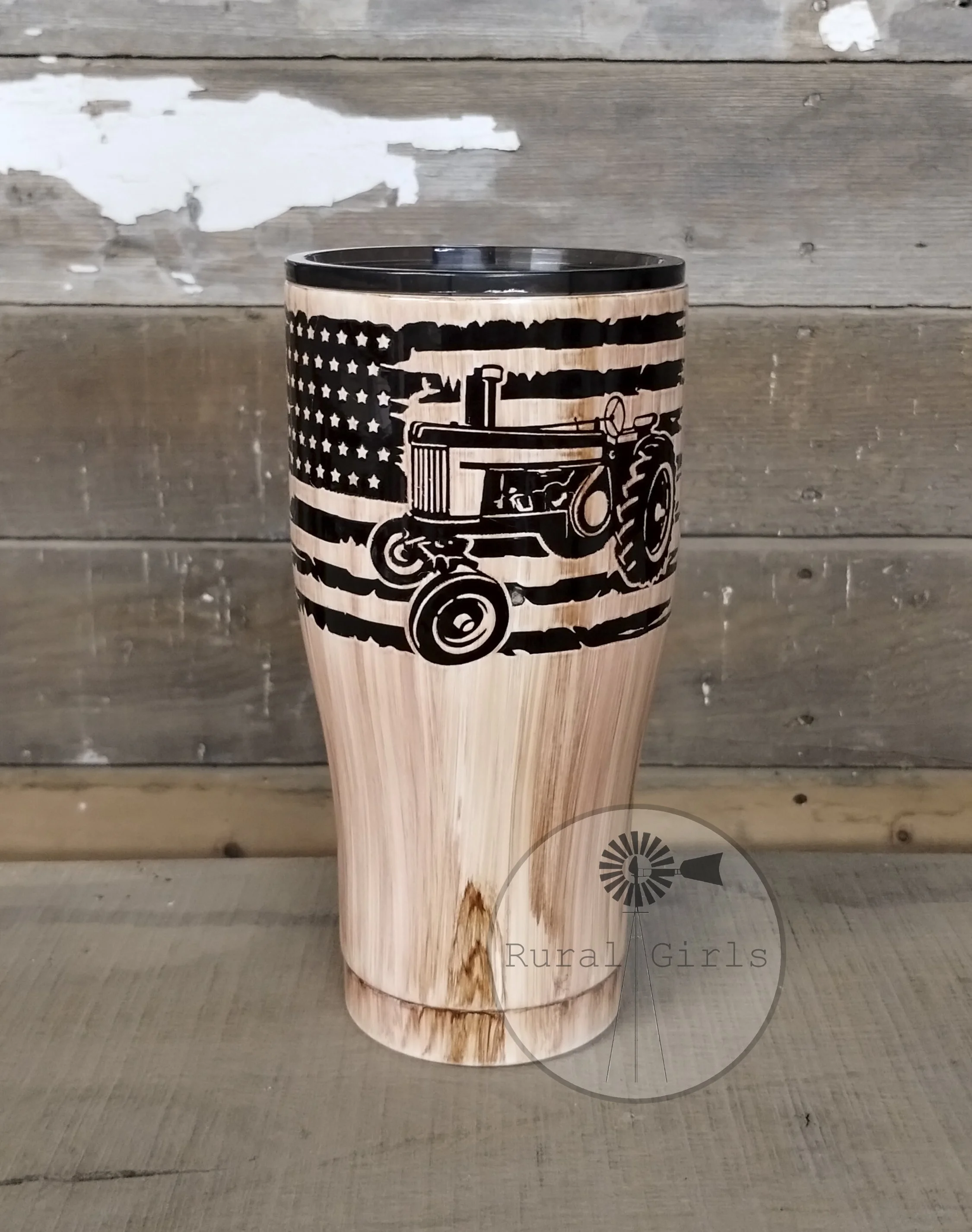 30oz JD 730 on American Flag