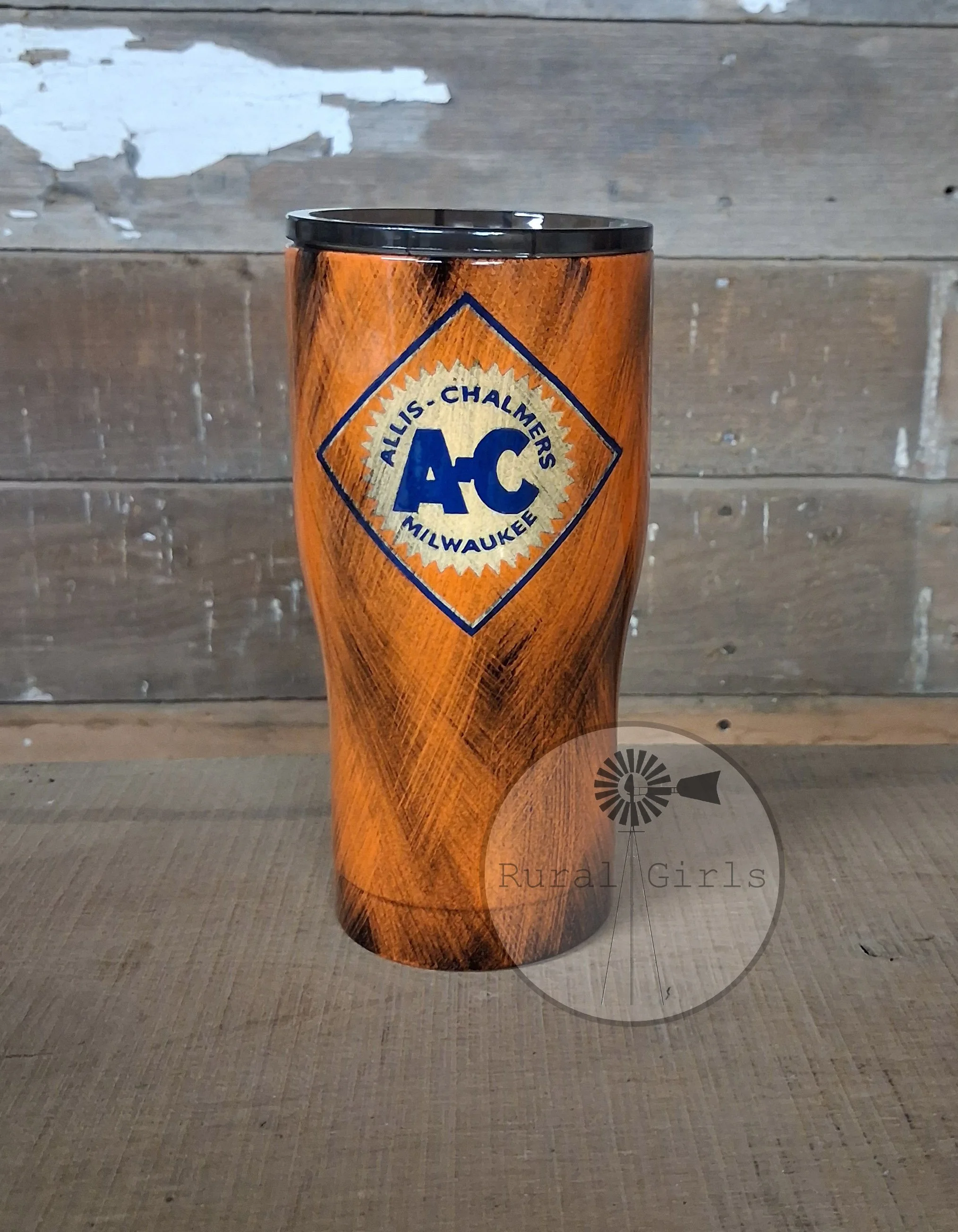20oz Allis Chalmers Blue Diamond - Distressed
