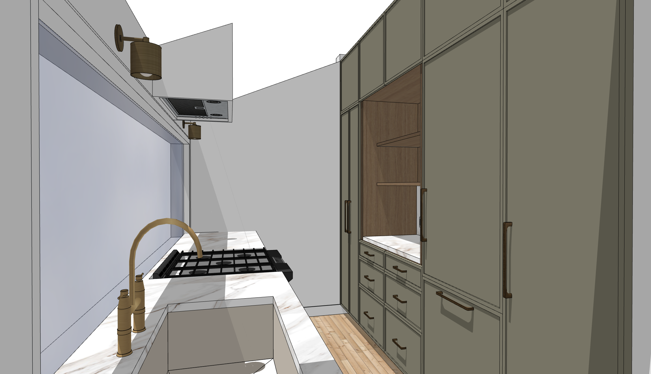 Kitchen design and custom dining room banquette by HART HOUS in Vancouver BC.