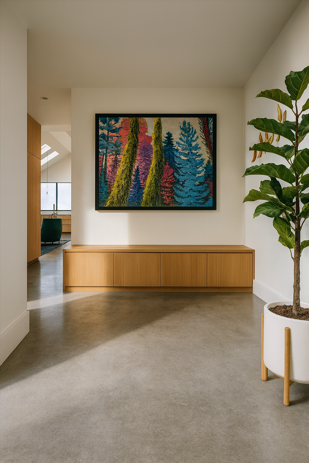 In Victoria BC, HART HOUS added a mid-century modern wing to seamlessly blend old and new.  Featuring a vaulted ceiling, open concept living areas, and expansive windows, this renovation invites seamless indoor/outdoor living.