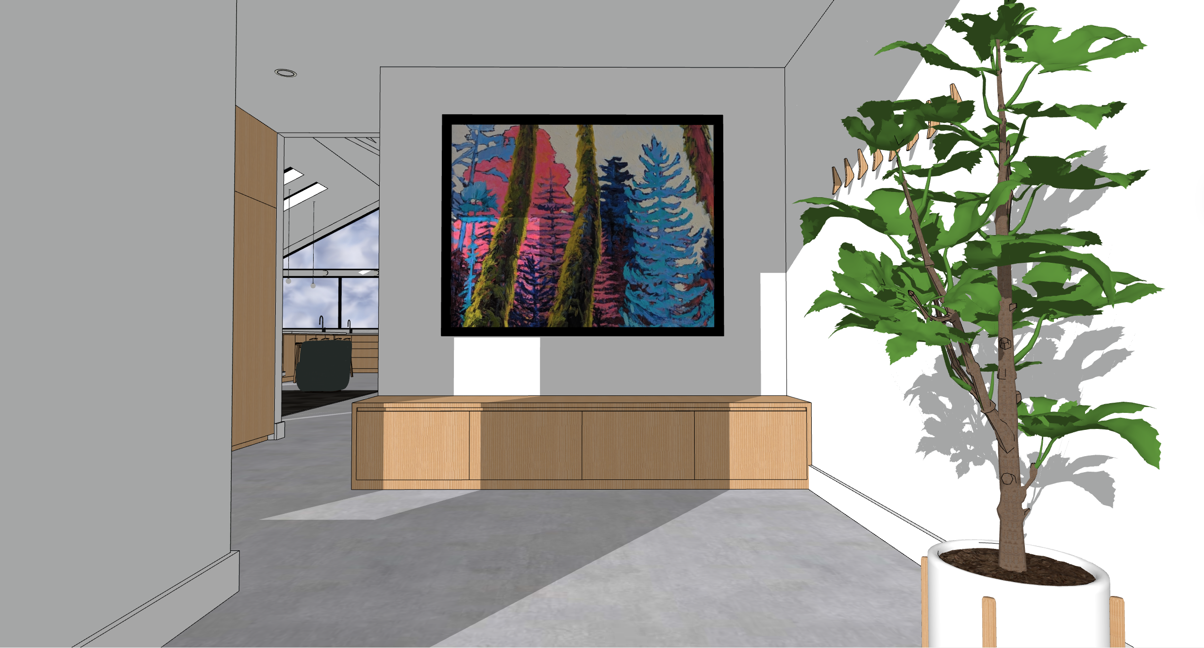 In Victoria BC, HART HOUS added a mid-century modern wing to seamlessly blend old and new.  Featuring a vaulted ceiling, open concept living areas, and expansive windows, this renovation invites seamless indoor/outdoor living.