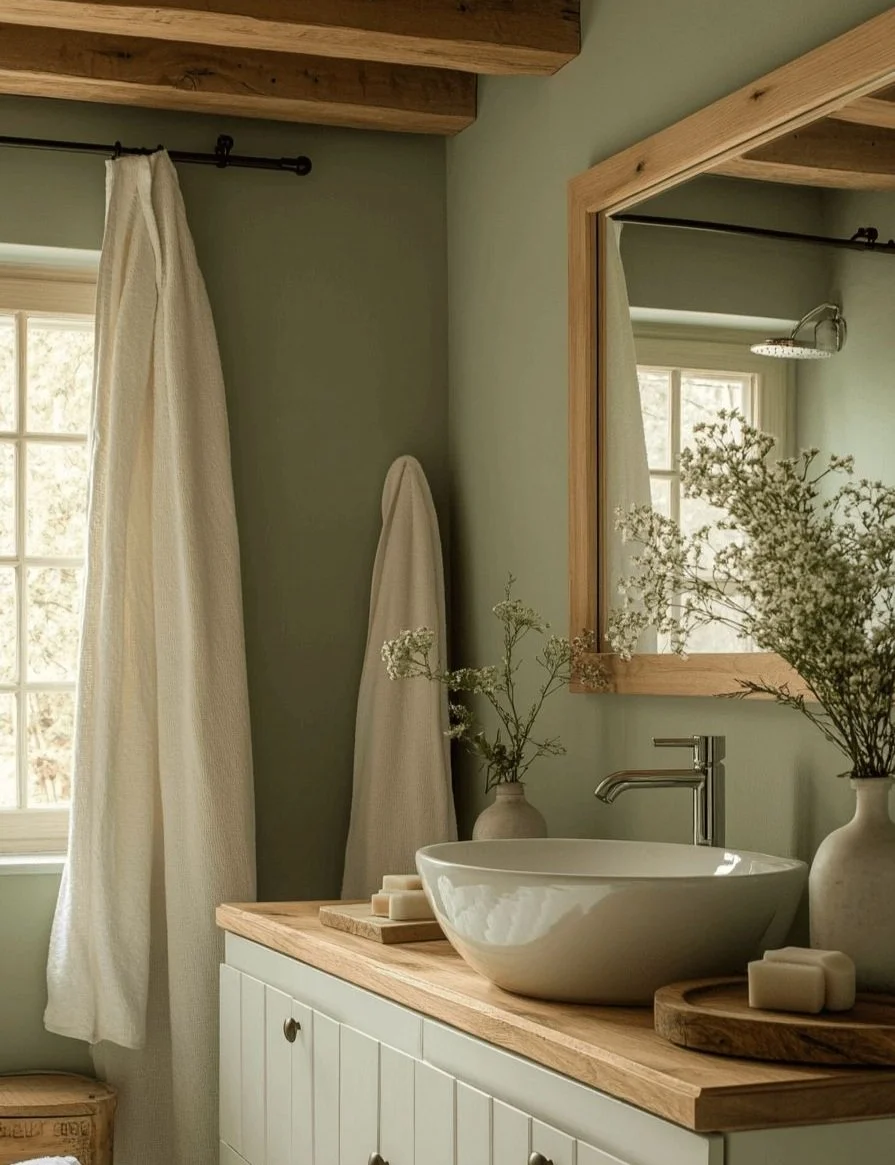 Before and after Vancouver Island bathroom remodel.