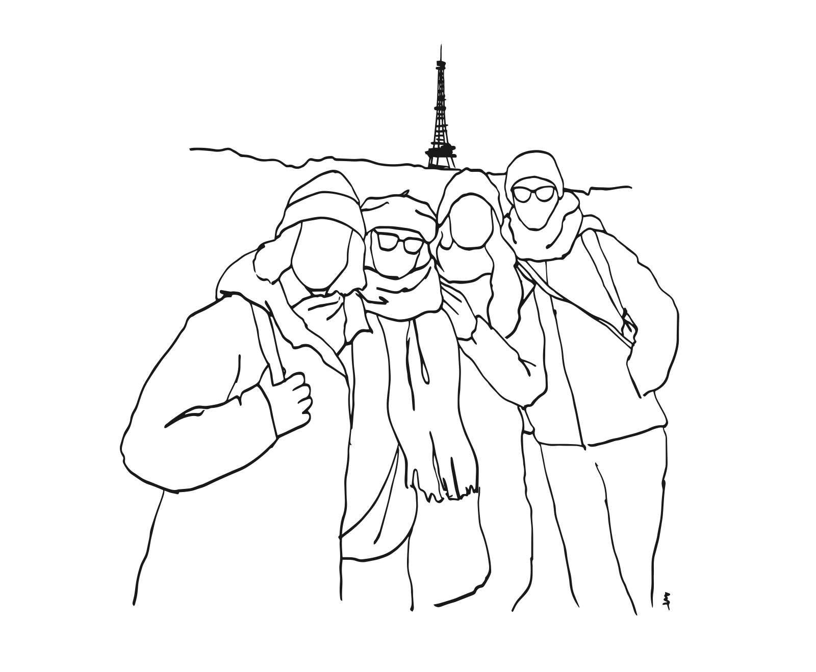 Custom Illustration (4-6 characters)