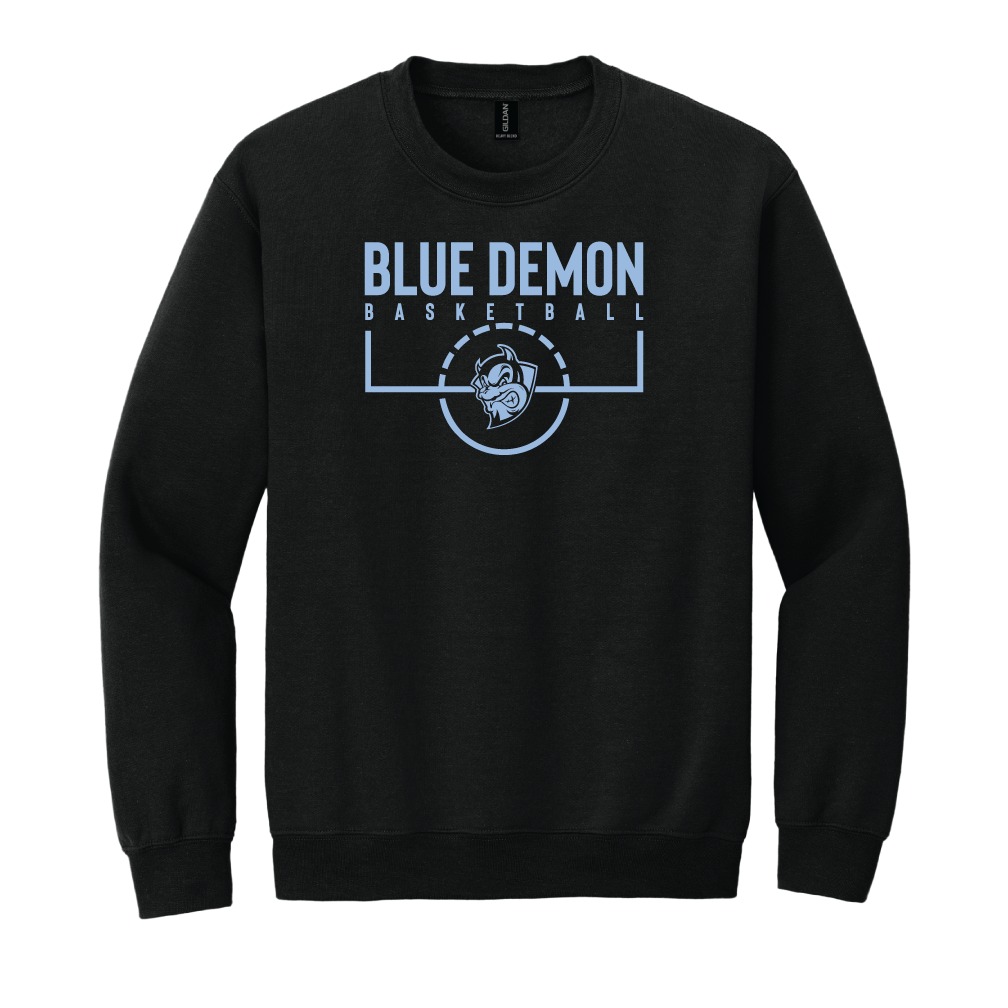Youth Fleece Crewneck - Blue Demons