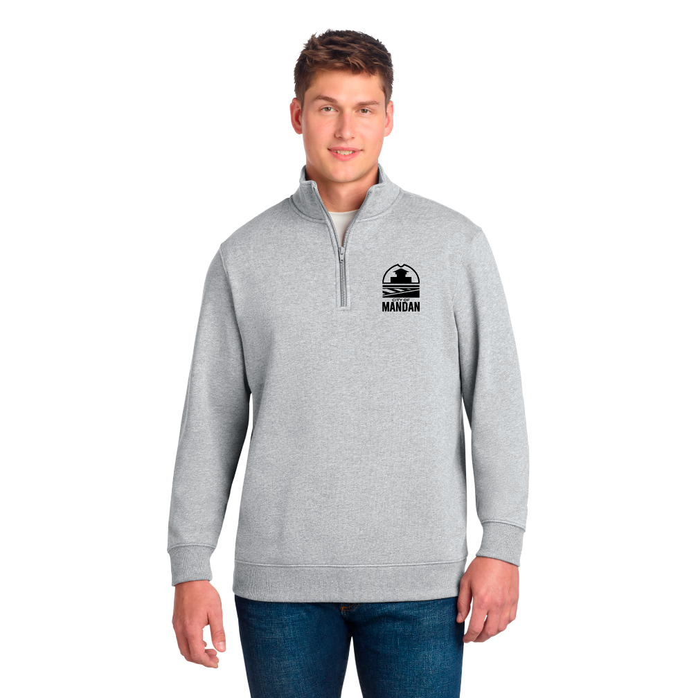 ST 1/4 Zip Sweatshirt - City of Mandan