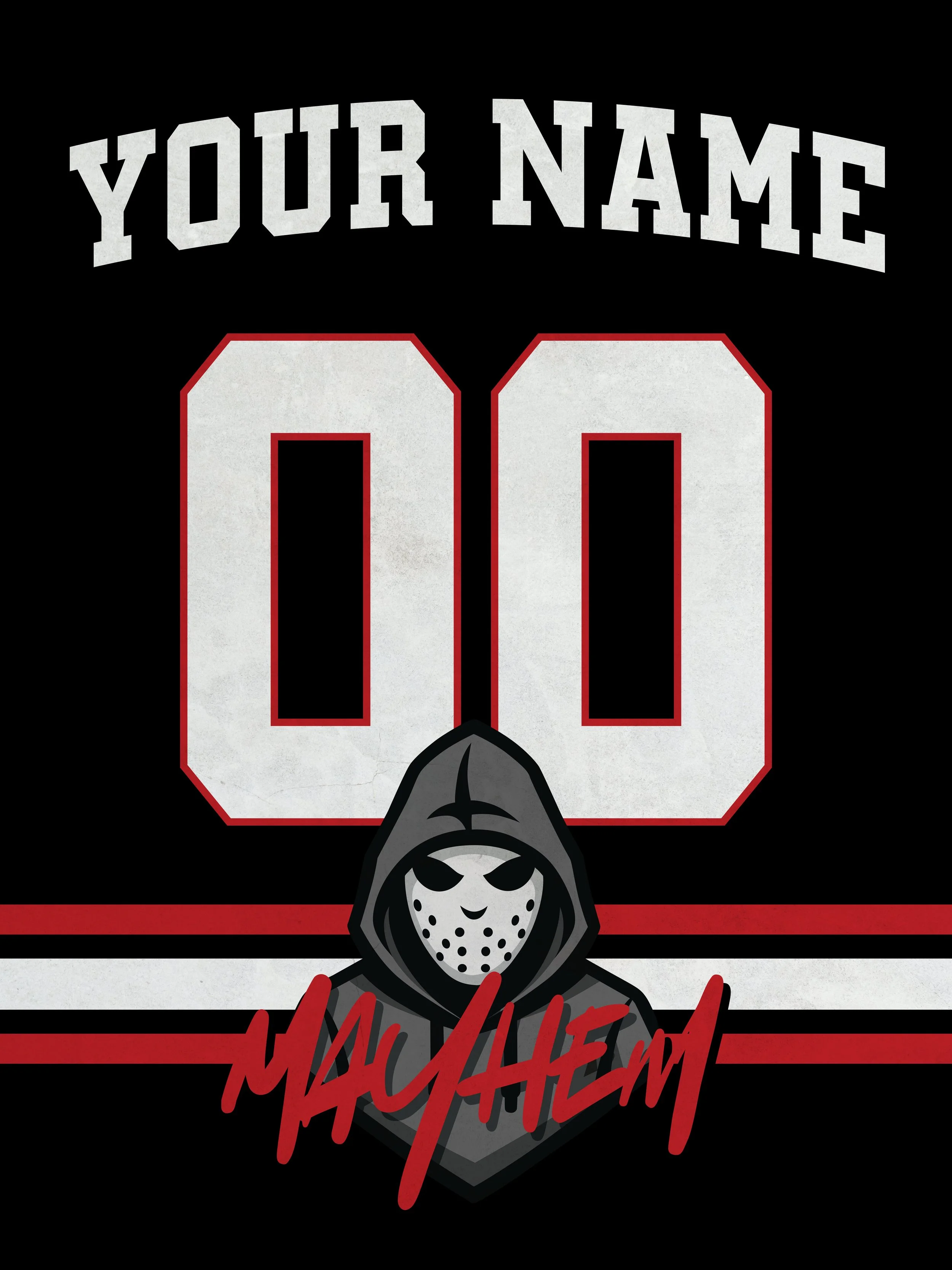 Mayhem Personalized Minky Blanket