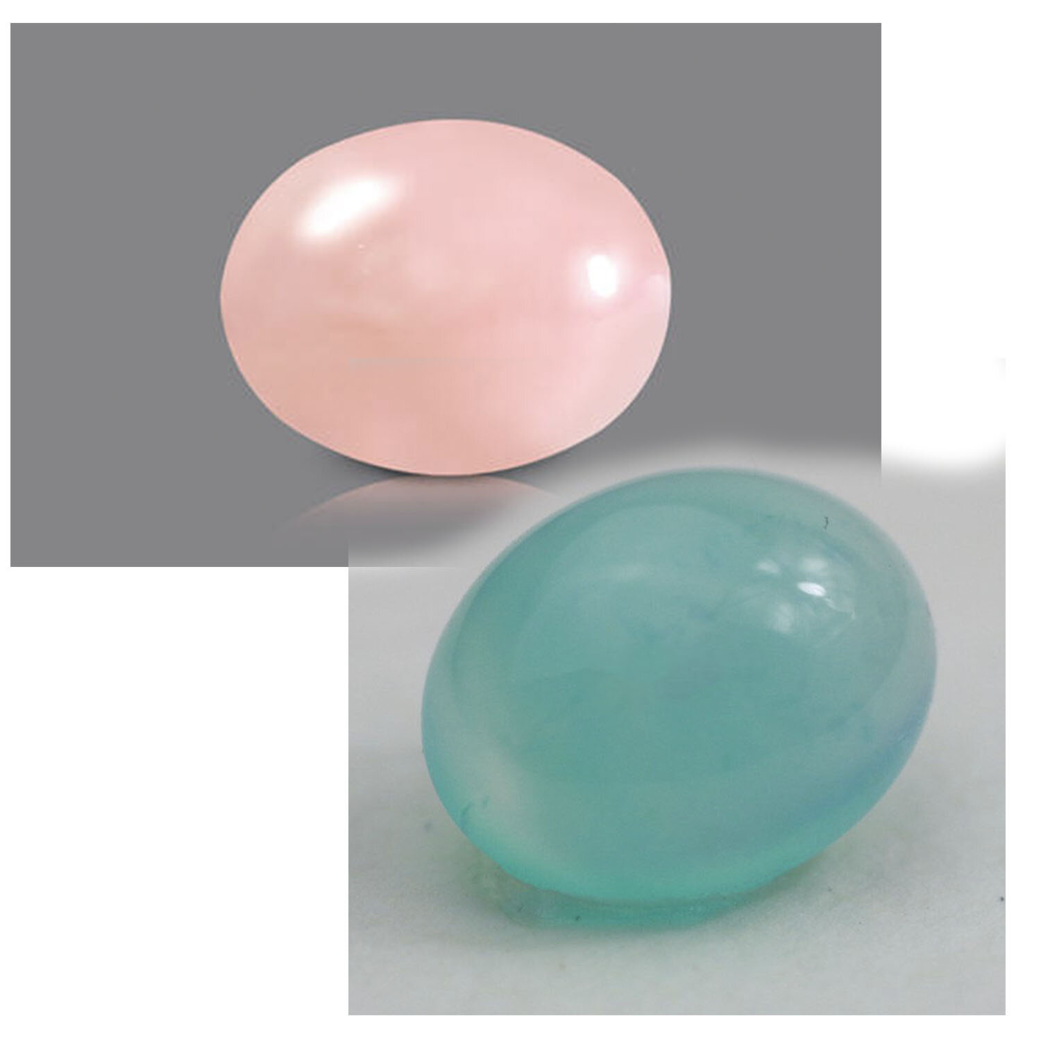 Common but still posh -  Mexican pink and Peruvian blue opal