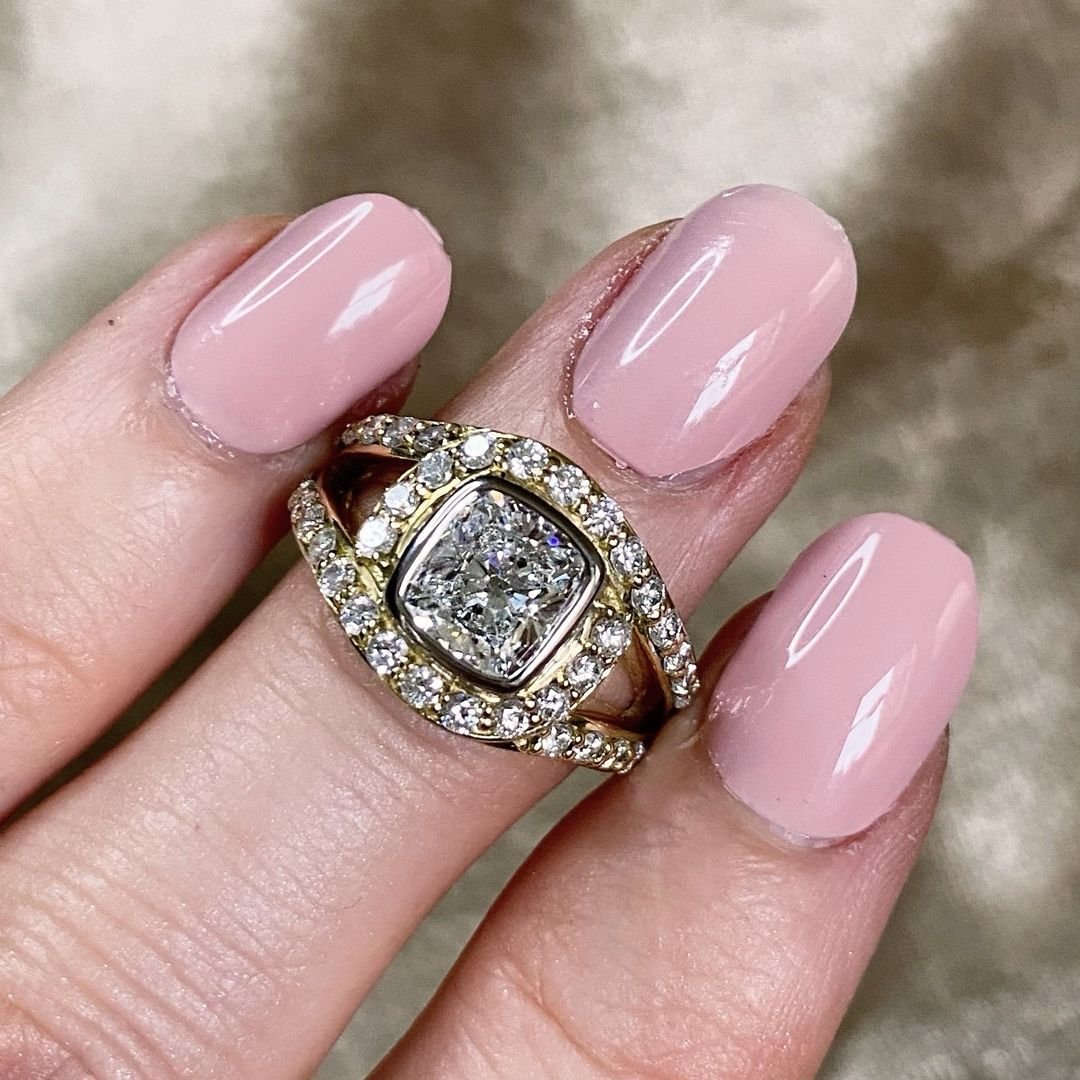 Bespoke diamond engagement ring by Jessica May Jewels