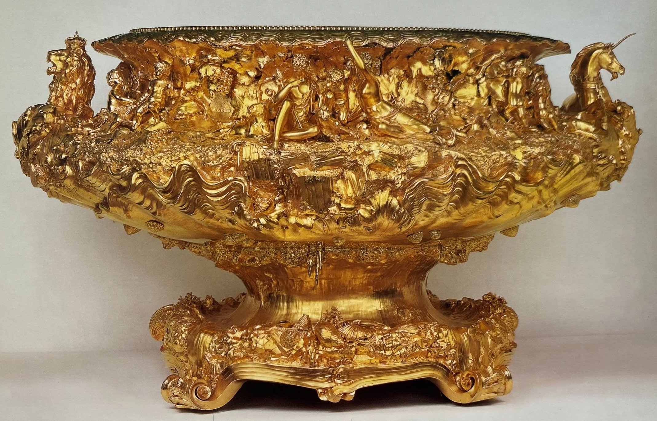 The Grand Punch Bowl’ – possibly the largest and heaviest piece of silver dining ware in the world