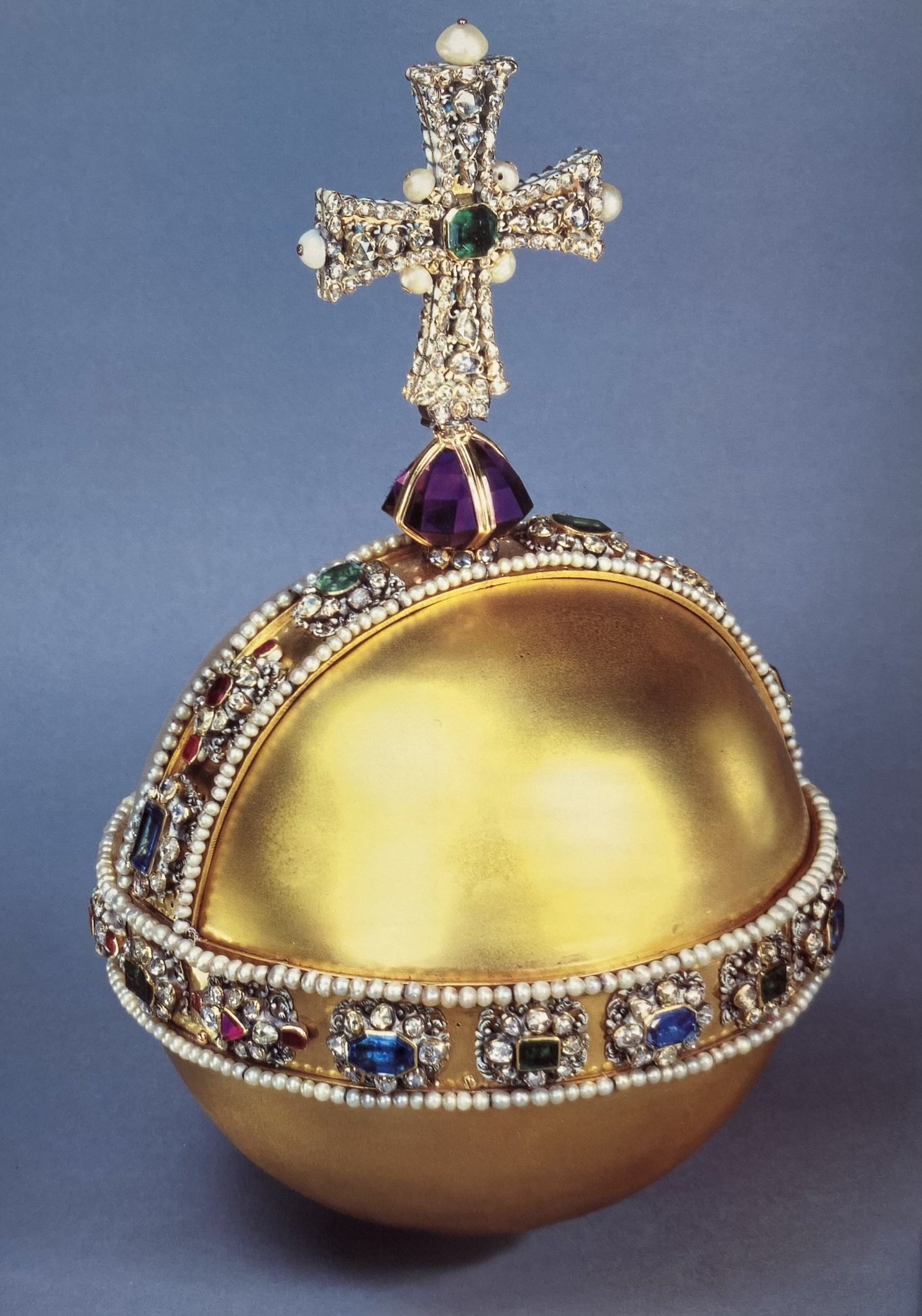 The Sovereign’s Orb - jewelled golden ball with a cross on top