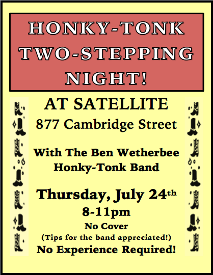 TWO-STEPPIN' Honky Tonk w/ Live Band!