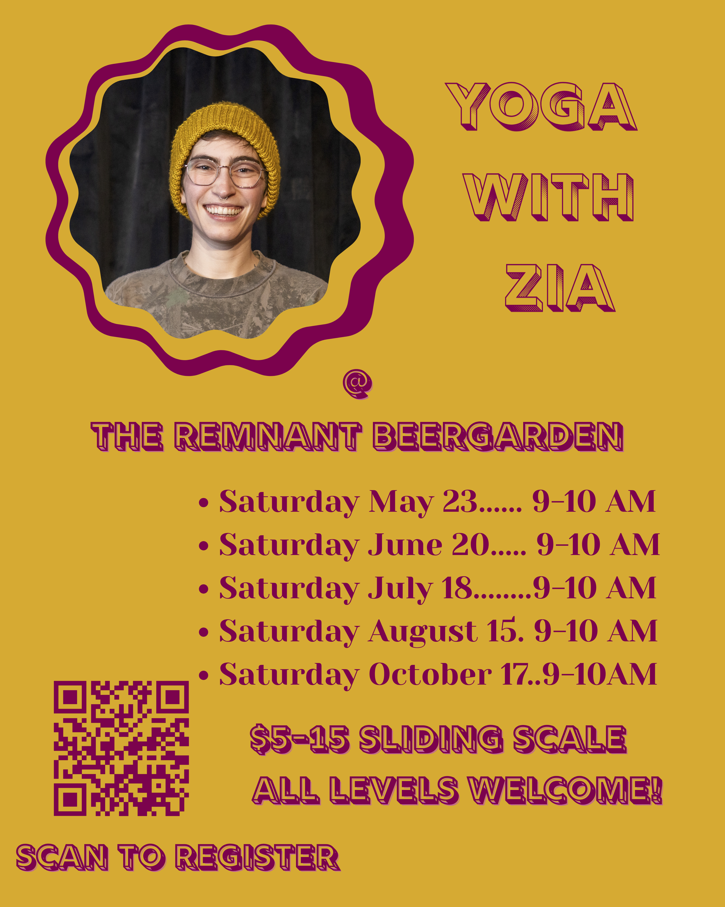 Beer Garden Fitness: Yoga with Zia
