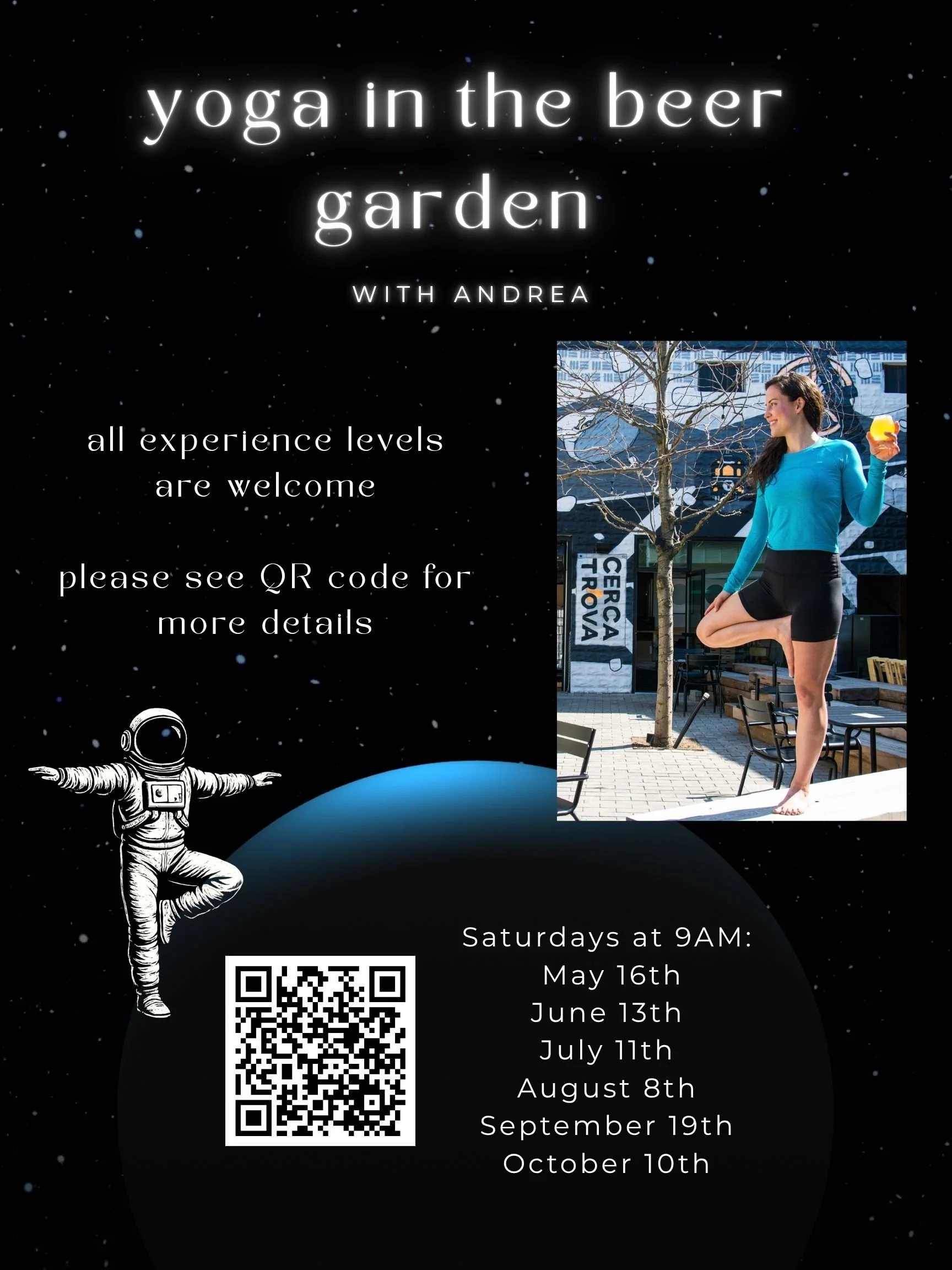 Beer Garden Fitness: Yoga with Andrea! 
