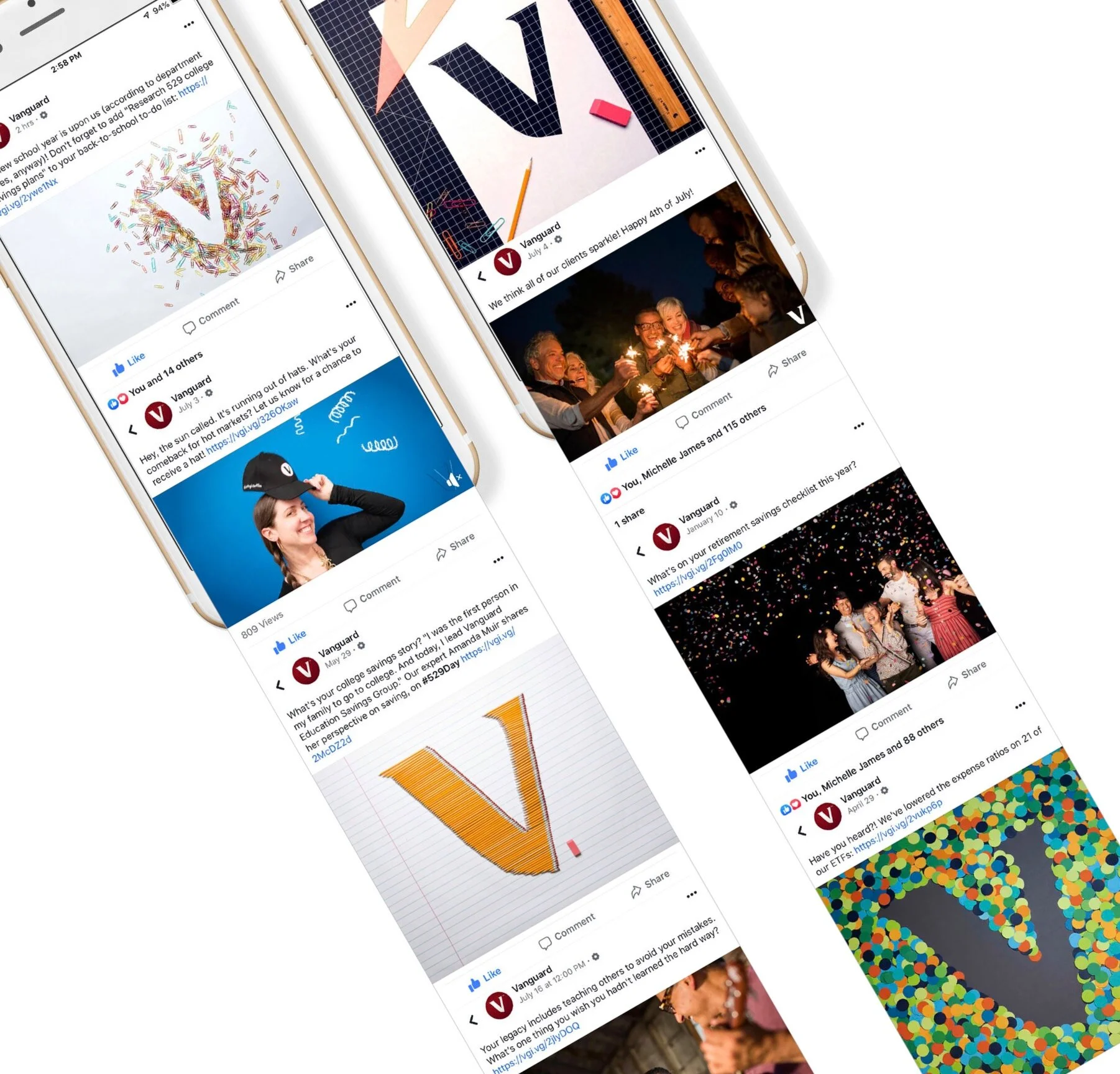 Vanguard Instagram strategy