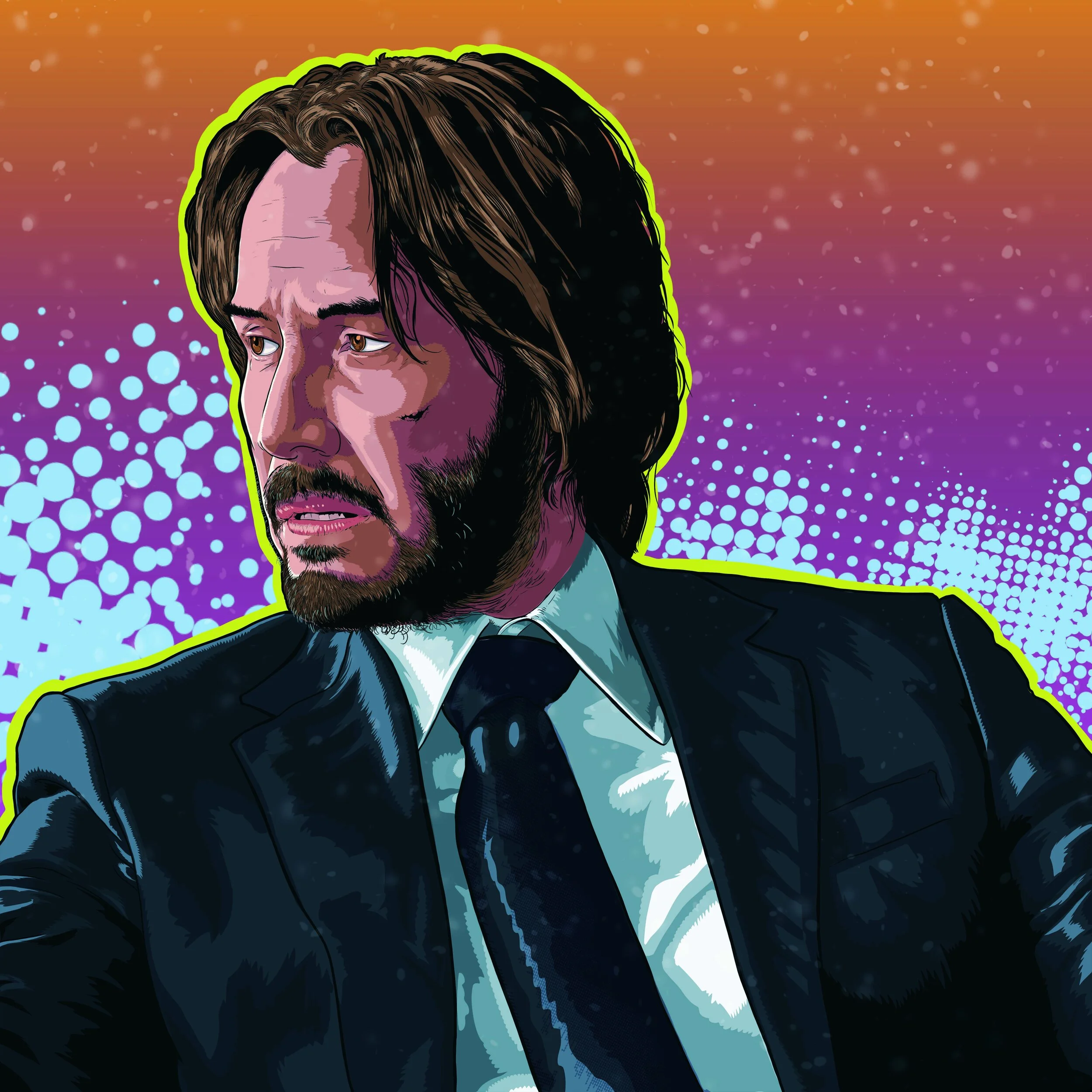 Keanu Reeves Portrait
