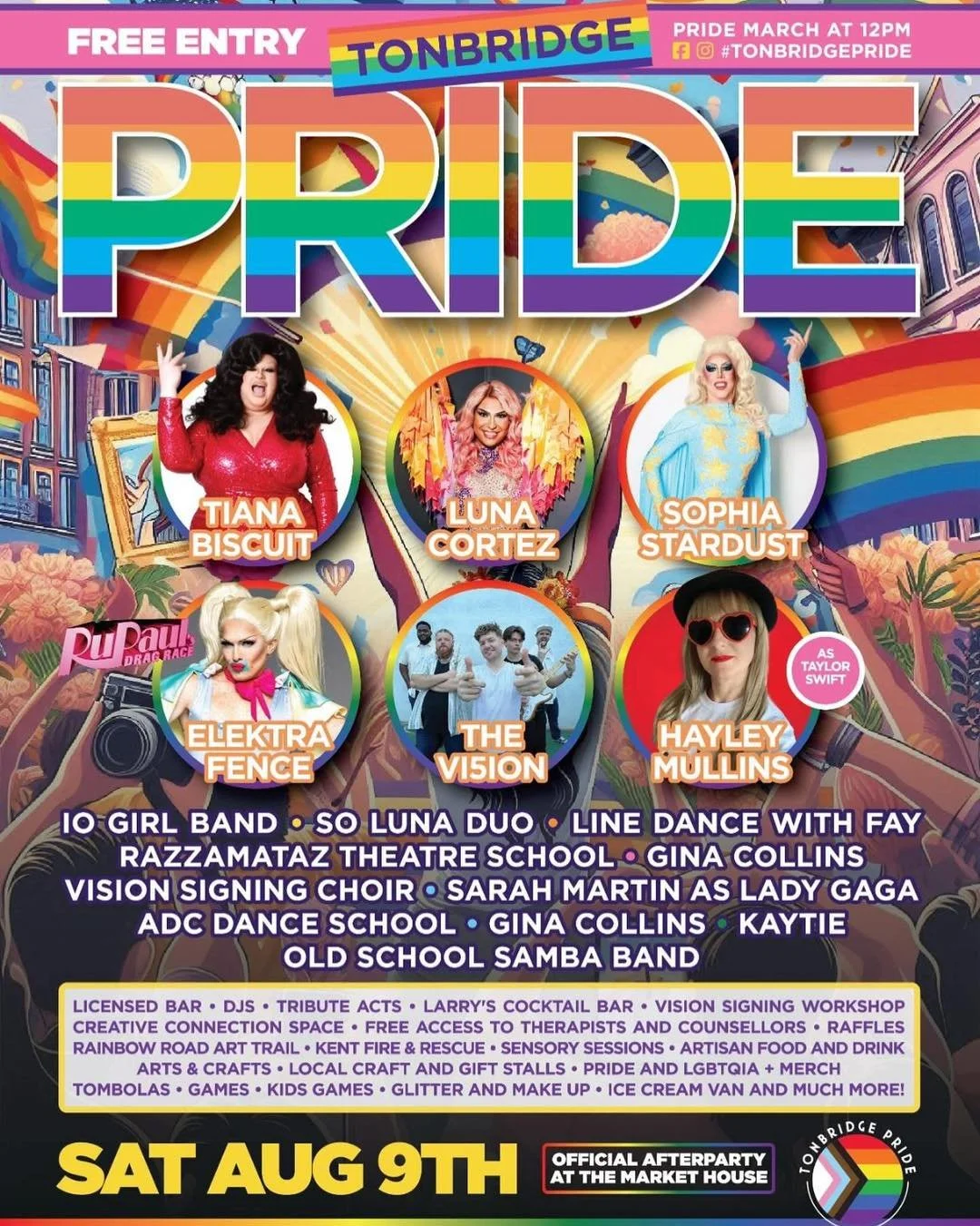 π After rocking Black Bull… we’re heading to TONBRIDGE PRIDE this Saturday! ππΈ
From pub vibes to pride vibes — The Vi5ion is bringing the feel-good chaos to Tonbridge! OUR FIRST TIME TO TONBRIDGE!π₯
Catch us live, loud, and pr
