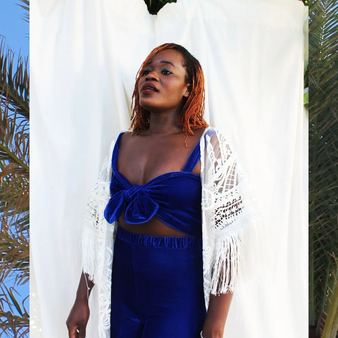 The MMXXI Collection | Kayvin Velvet Tie Top