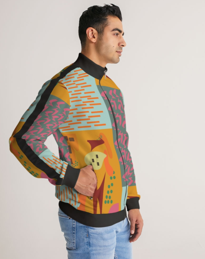 Théodore Stripe-Sleeve Track Jacket