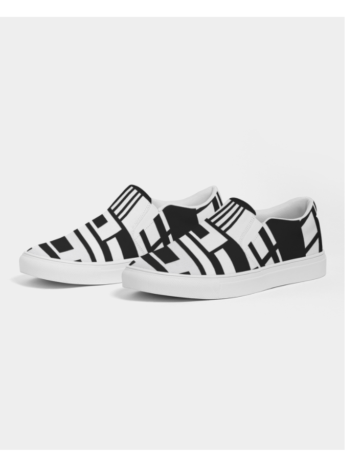 The Black And White Collection Arlette Women's Slip-On Canvas Shoe