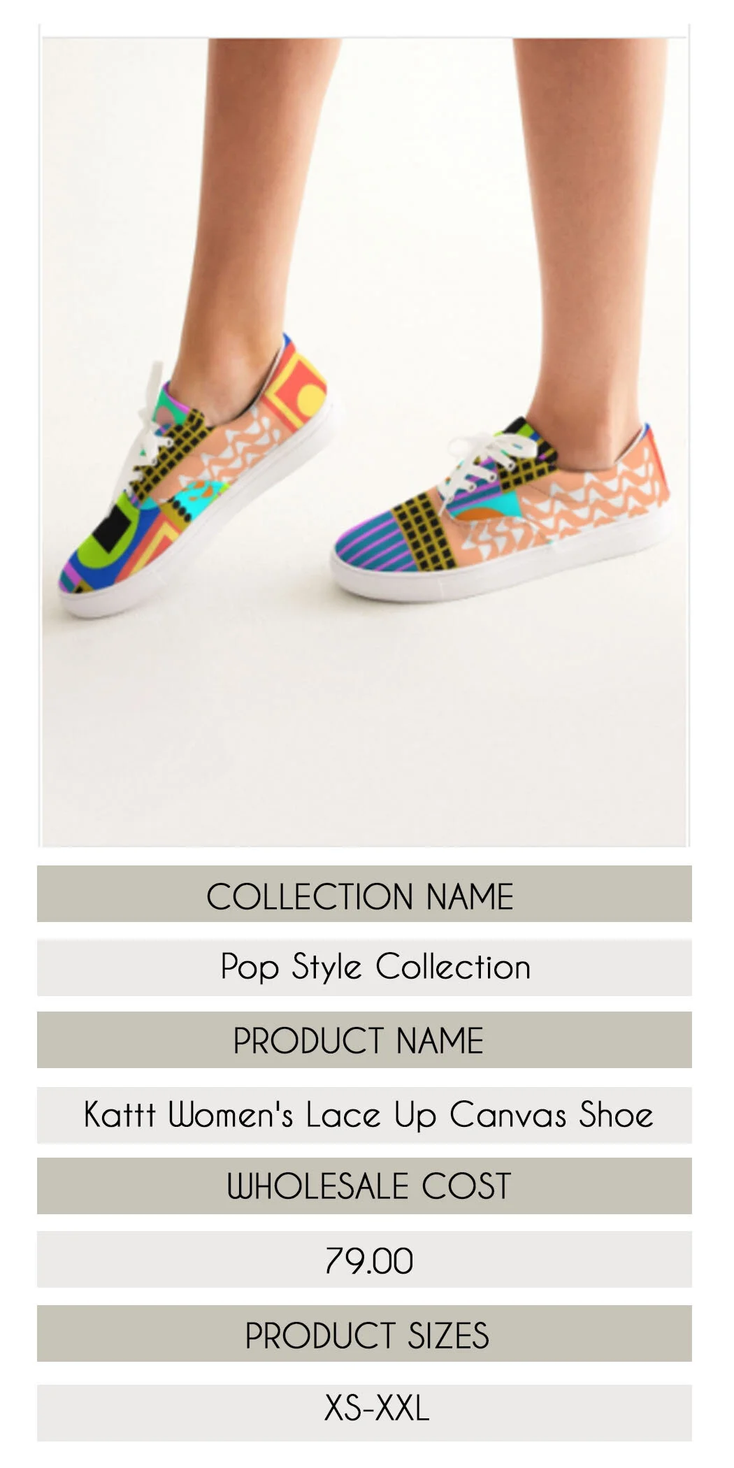 Kattt Women's Lace Up Canvas Shoe.jpg