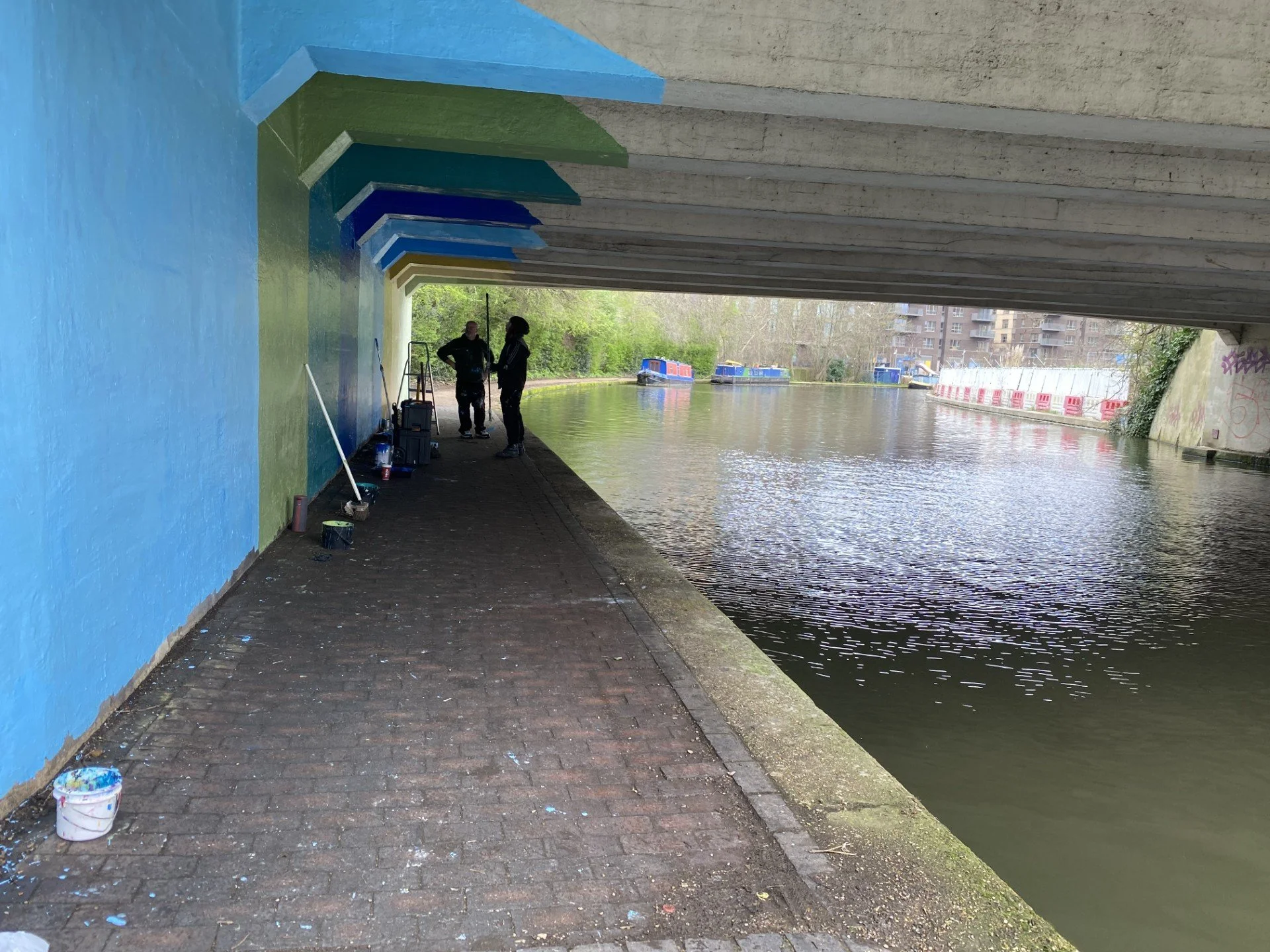 Volunteer Painting Day, Wall 2