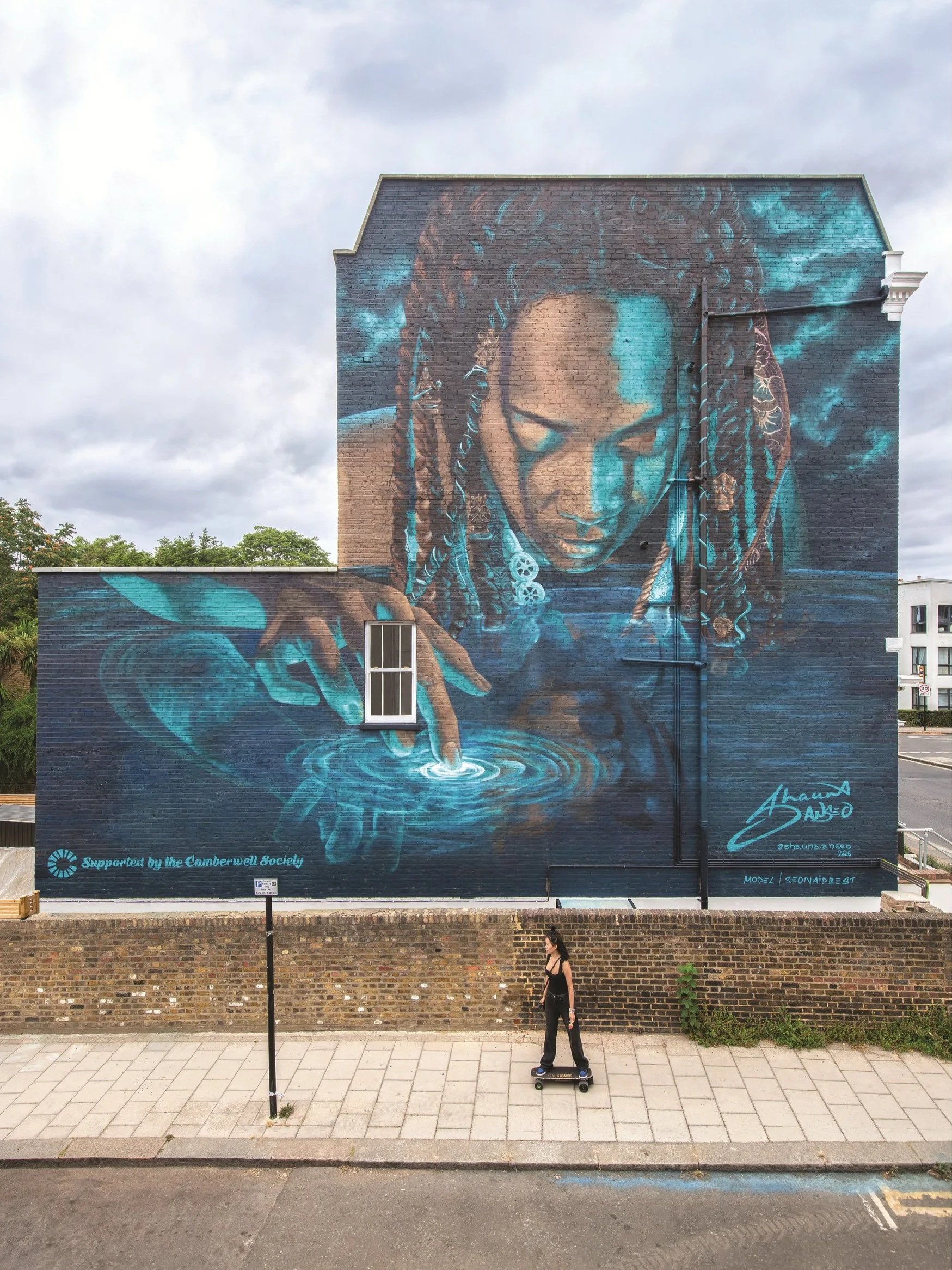 Wellspring | (2026) - Camberwell, London. Photo by @StreetArtAtlas
