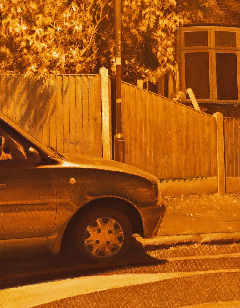 Negative #4 Inverted print of painting: gloss print on 5mm white Foamex mount 14” x 18” 2006£7000 (diptych)