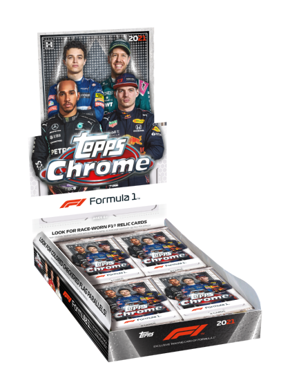 Preorder 2021 Topps Chrome Formula 1 Hobby Box — SOCCER CARDS UNITED
