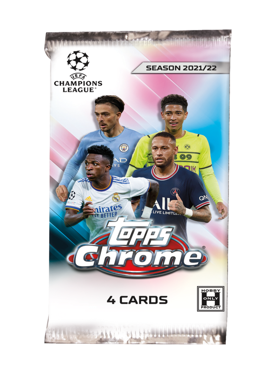 2021-22 Topps Chrome UEFA Champions League Hobby Box — SOCCER CARDS UNITED