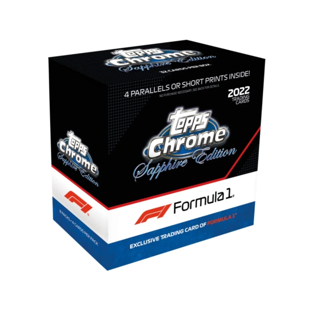 2022 Topps Formula 1 Chrome Sapphire Hobby Box — SOCCER CARDS UNITED
