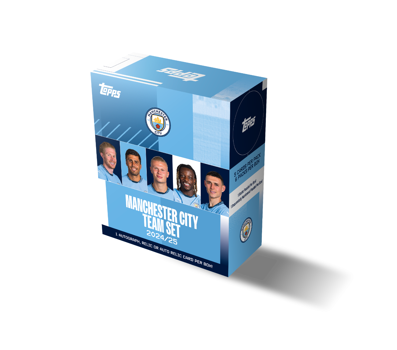 Topps Manchester City FC Team Set 2024/25 Box — SOCCER CARDS UNITED