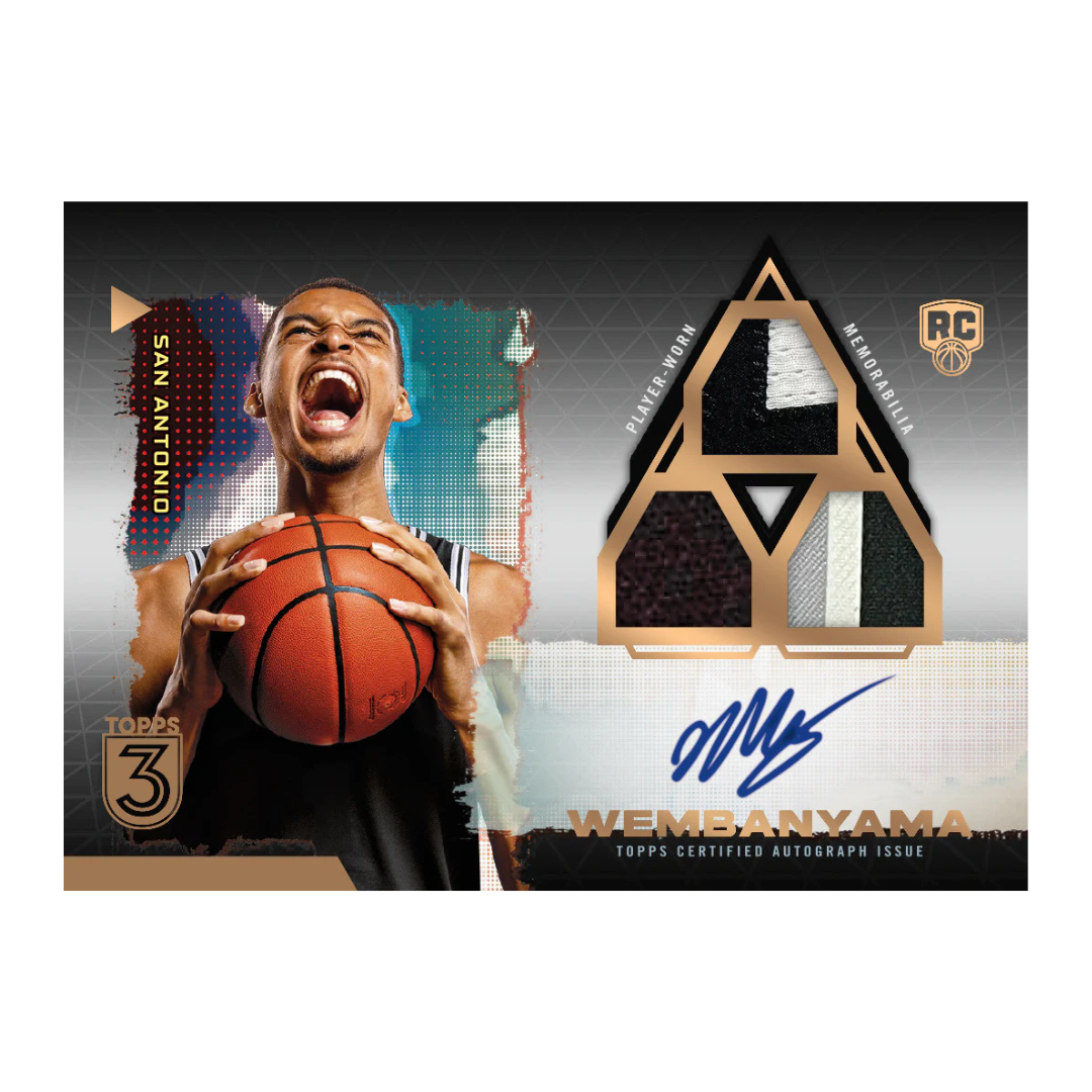 未開封23-24Topps Three Basketball Hobby Box