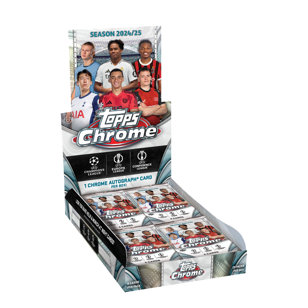 2024-25 Topps Chrome® UEFA Club Competitions - Hobby Box — SOCCER 