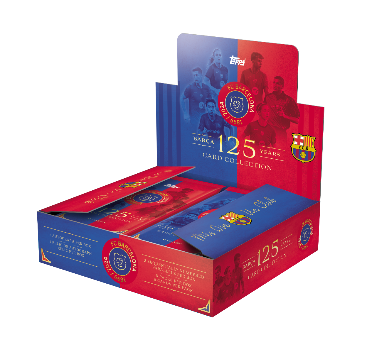 Topps FC Barcelona 125th Anniversary - Hobby Box — SOCCER CARDS UNITED