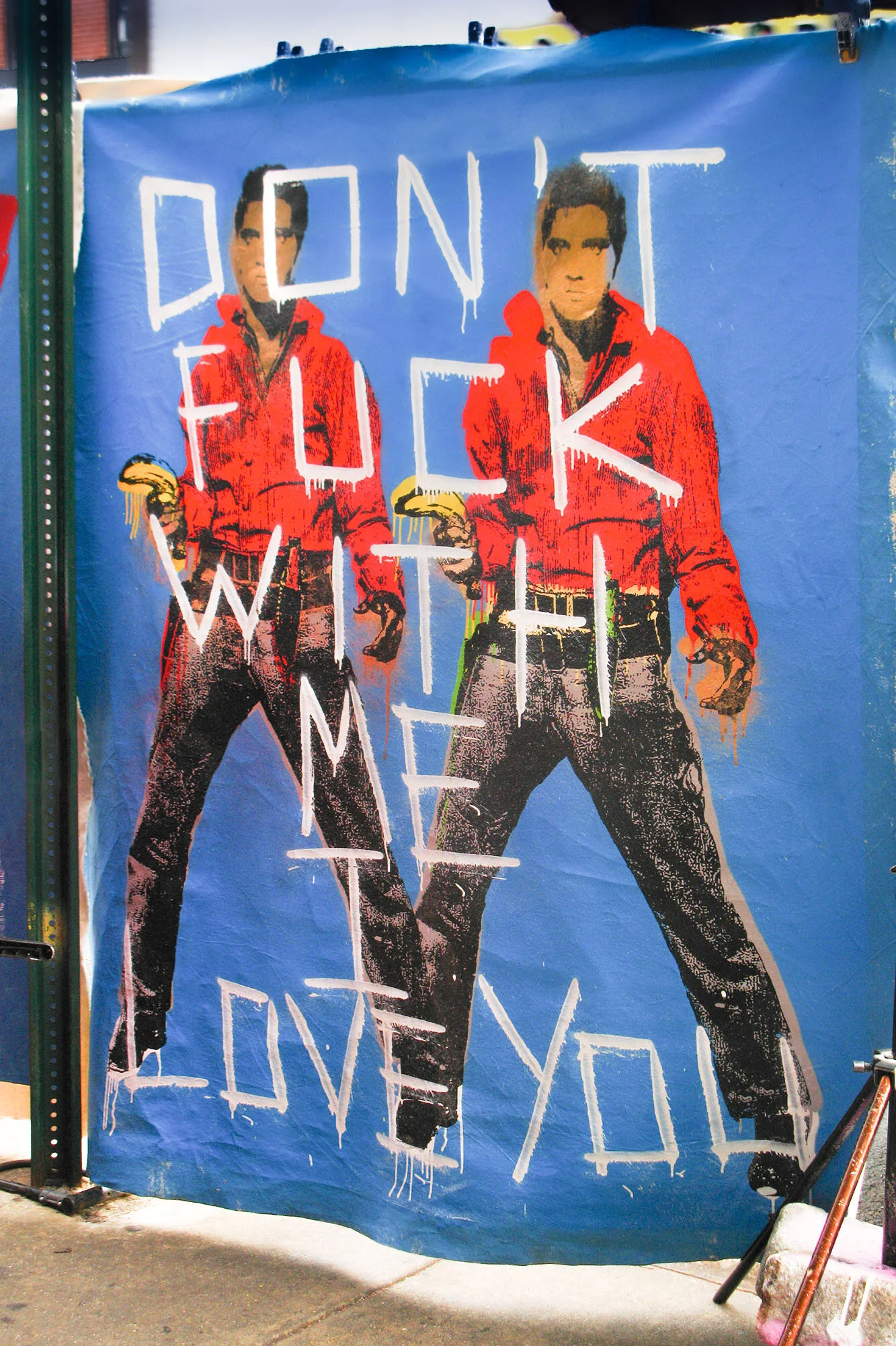 Elvis, Warhol and Graffiti Artist              [Purchase Ref NY002]