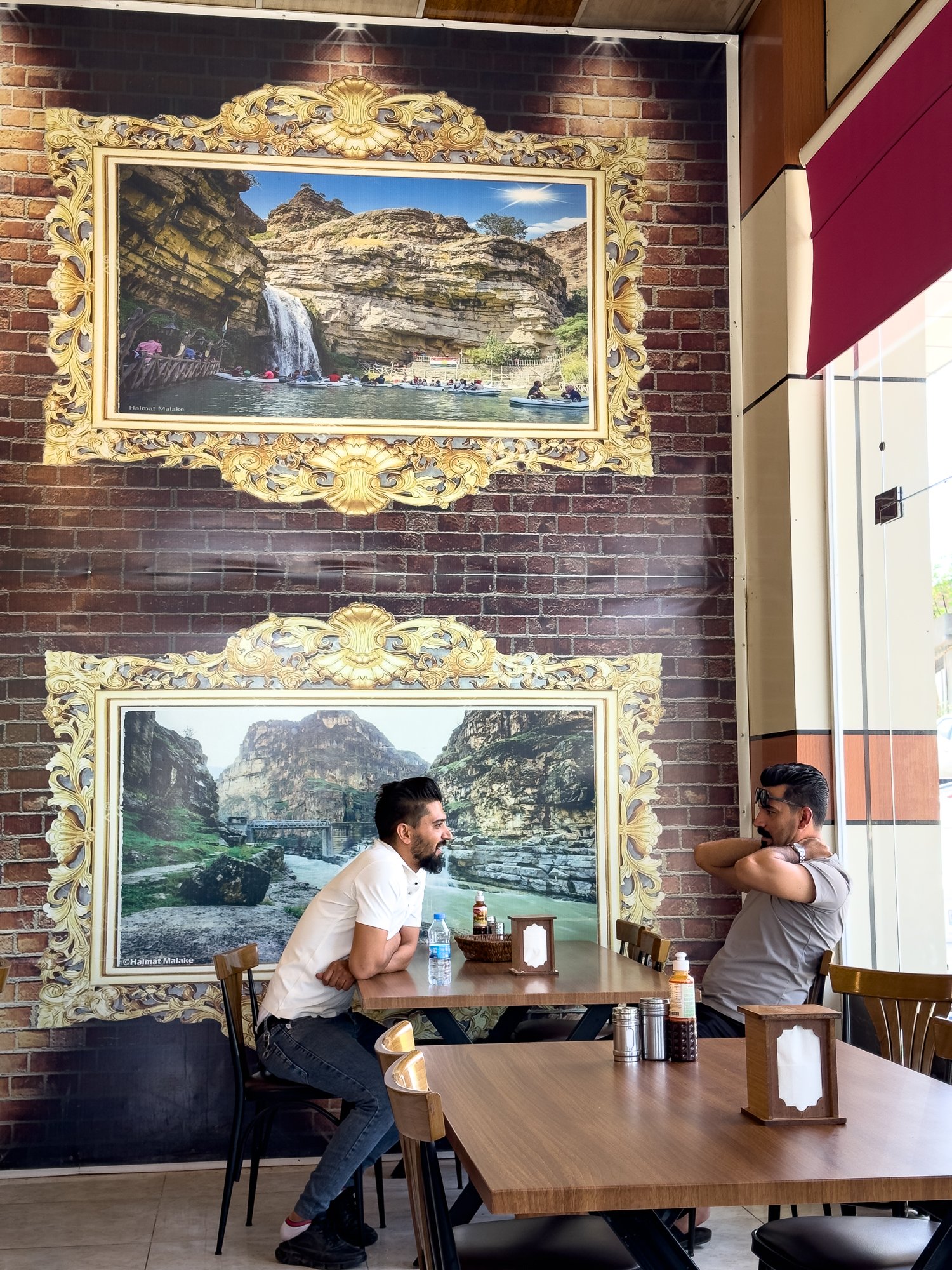 A tea stop on the way to Erbil in Kurdistan Iraq.