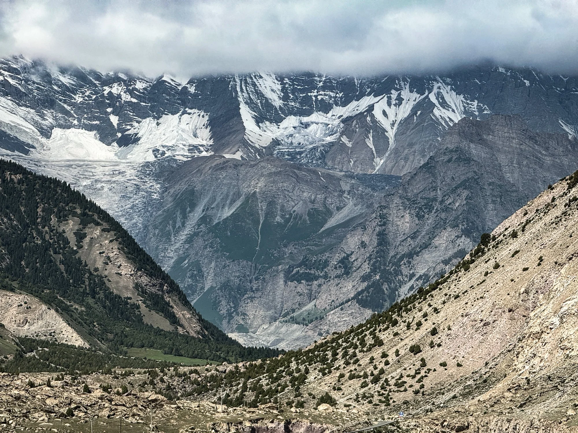 Glacial Valley with Oytagh Glacier