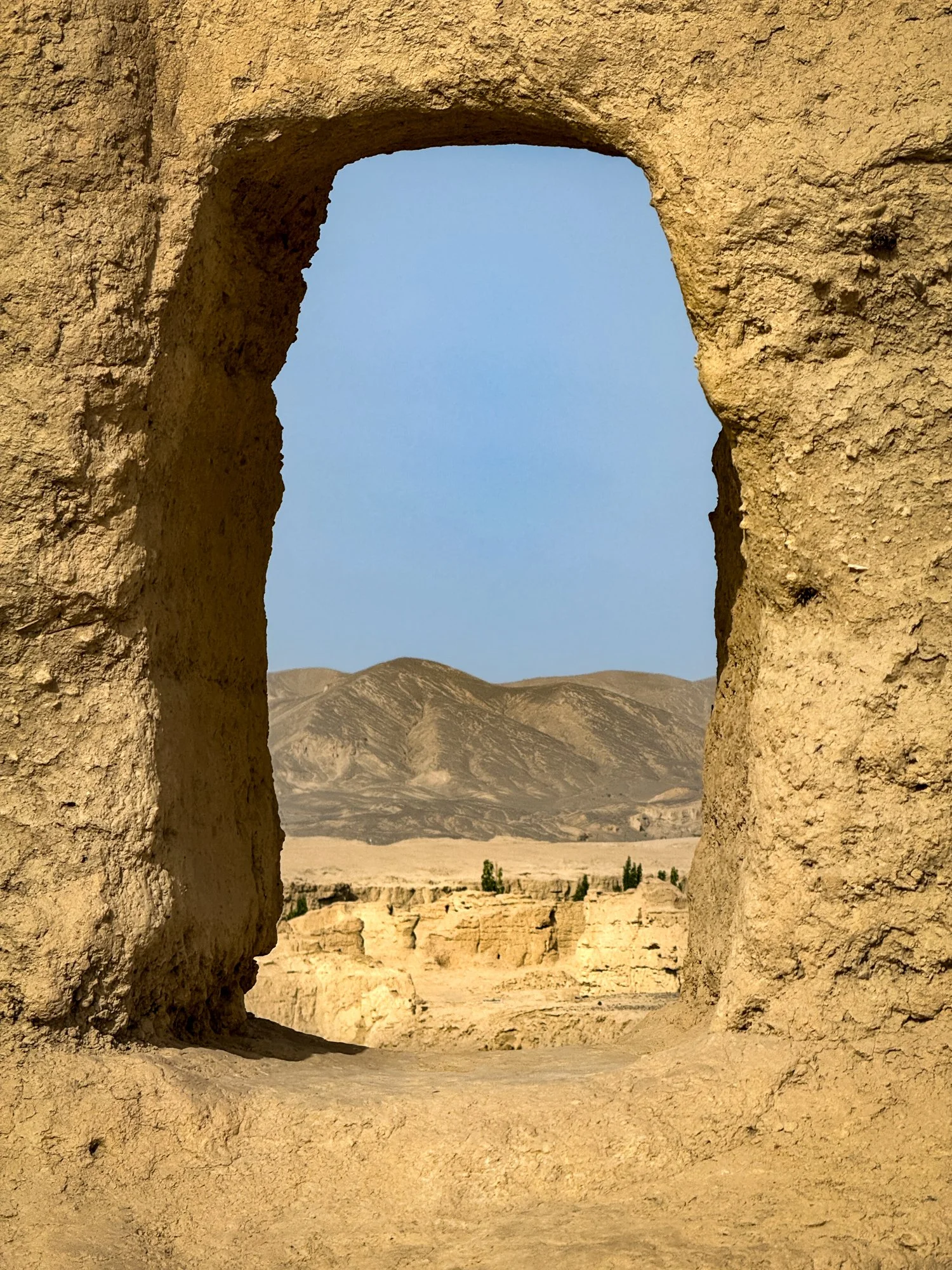 2nd C abandoned city of Jiaohe, destroyed by Mongols