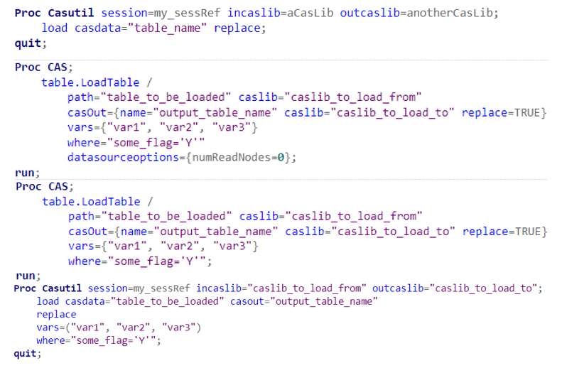 SAS Made Simple: Using CAS’ Multi-Node Processing to Improve Data Loading