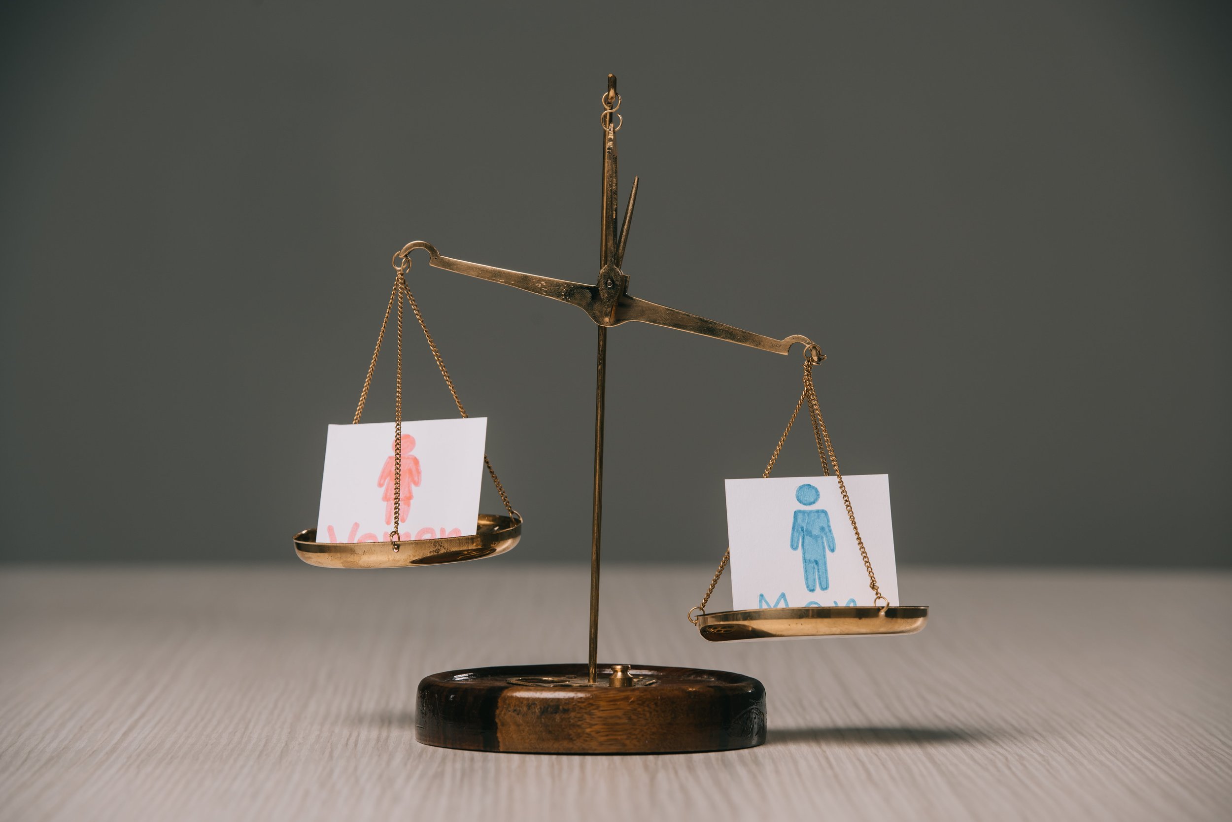 scales with gender either side