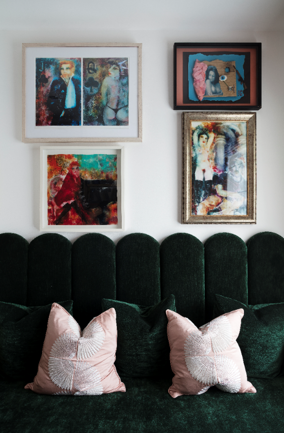 Bespoke art deco inspired sofa bed - Atelier NM  