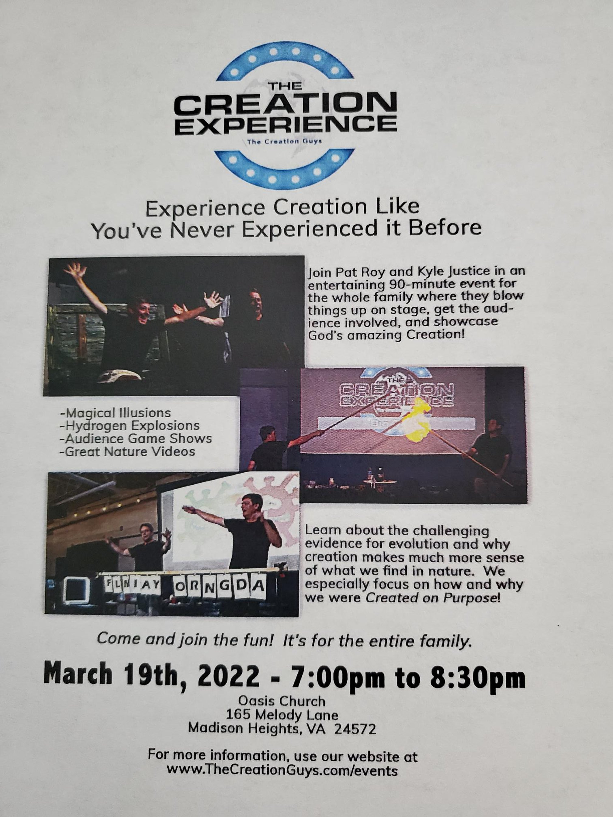 The Creation Experience