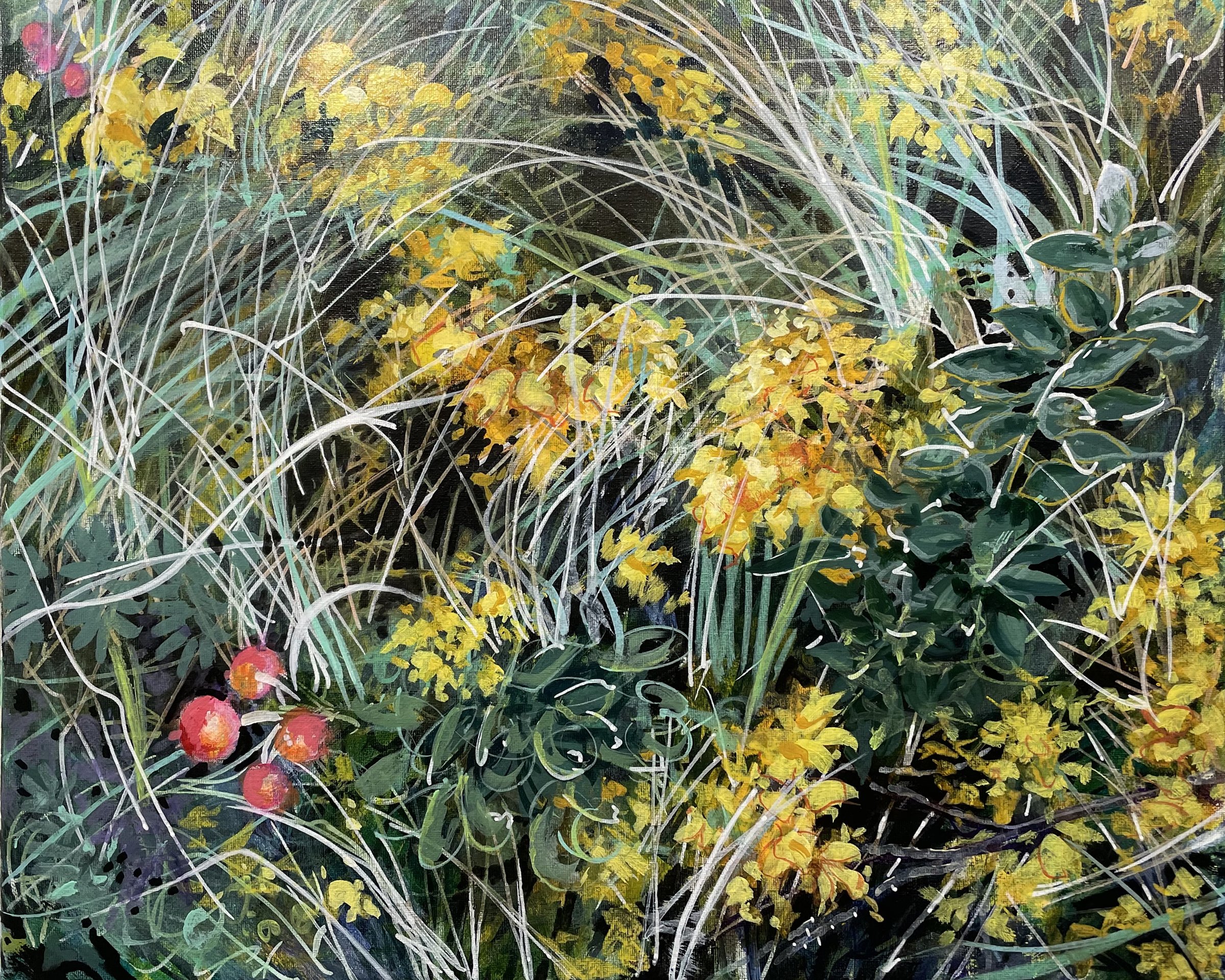 "Beach Grass", 16" x 20"
