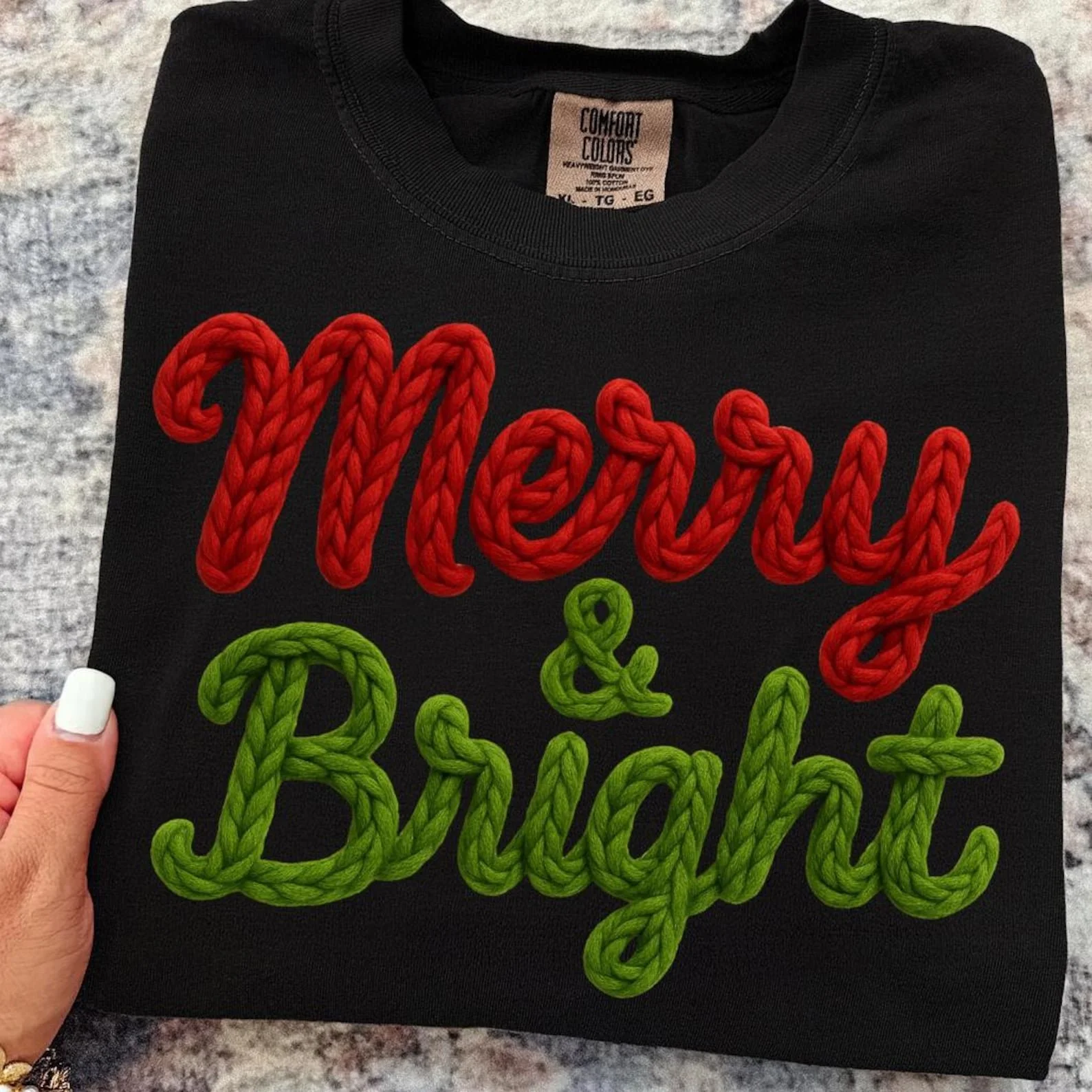 Merry & Bright Faux Yarn